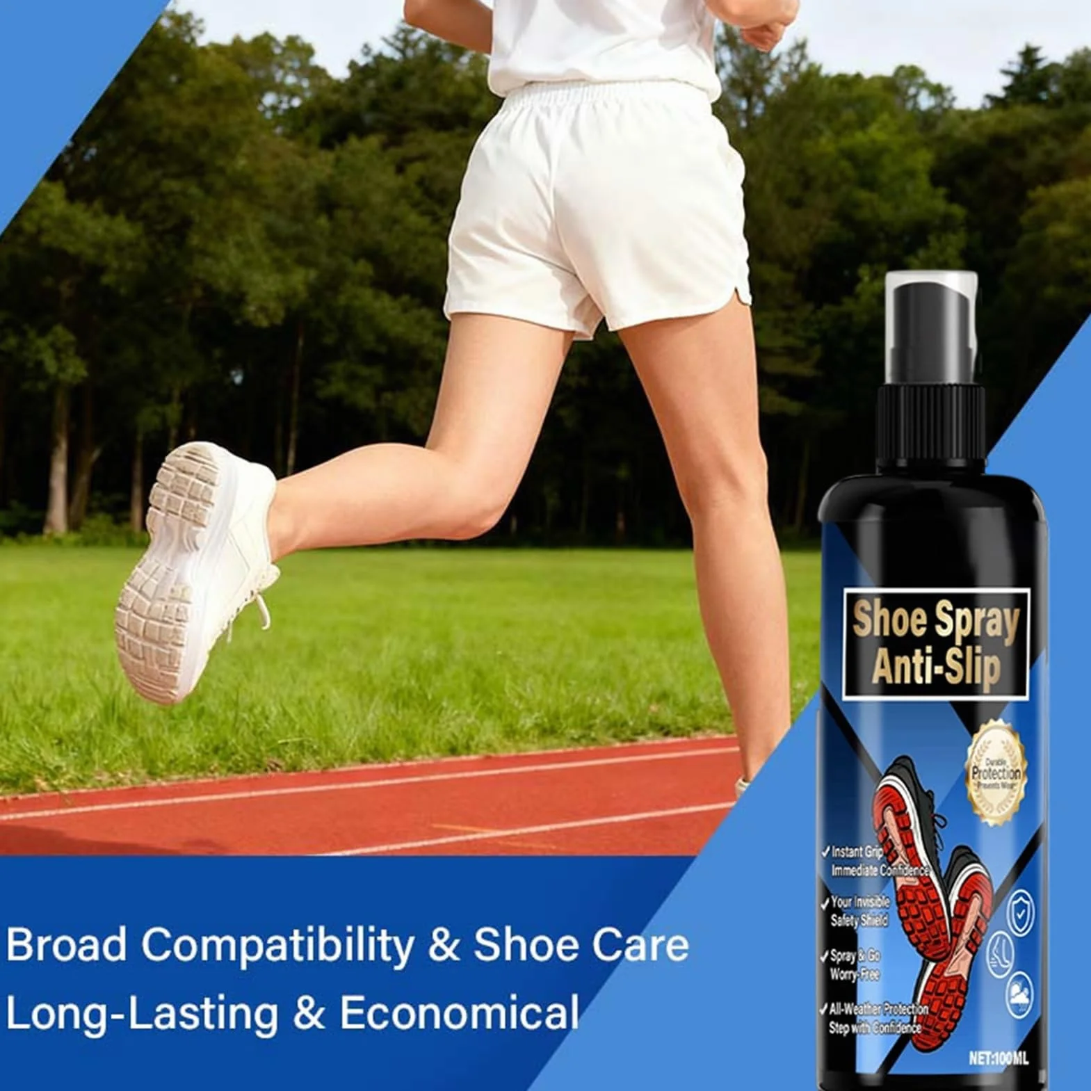 Spray Grip pour Basket-Ball, Chaussures, Sports - Adhérence pour Baskets, Bottes, Golf, Football, Tennis