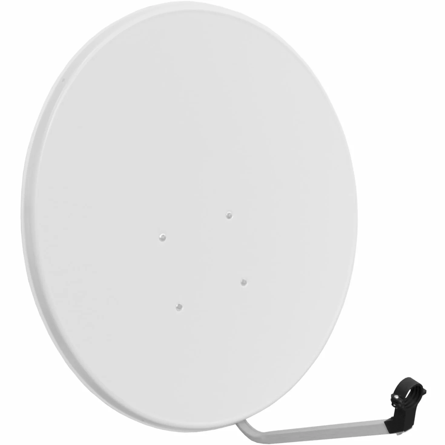 Antenne Satellite LTC Premium 90 cm Blanche – Haute Résistance, Signal Parfait, Compatible Astra Hotbird Amos Eutelsat, LNB Universel, Installation Facile, Durable