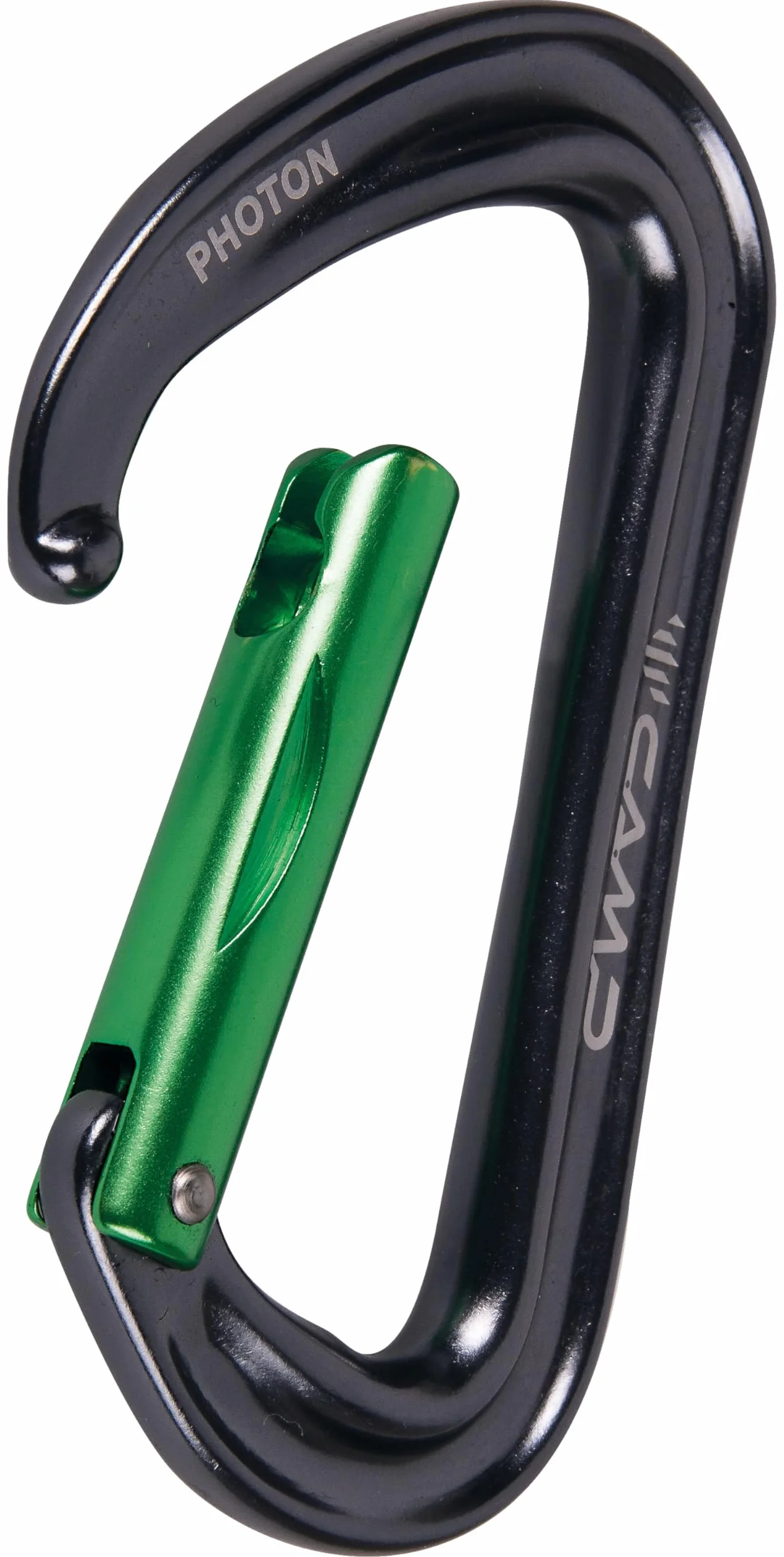 C.A.M.P. Photon Straight Gate Carabiner Gris Vert