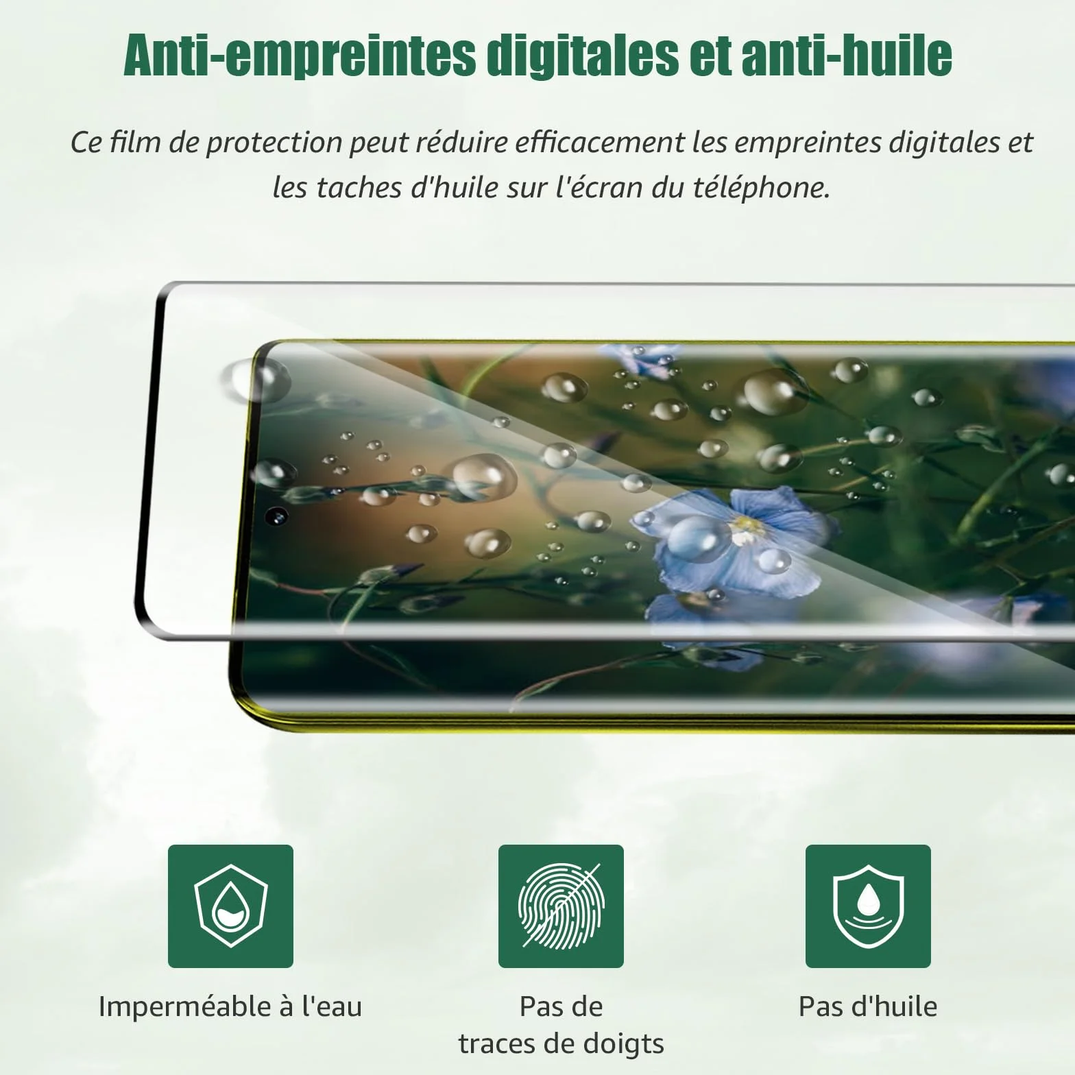 Verre Trempé Motorola Edge 60/60 Fusion/60 Pro 5G, 9H Résistante aux Rayures, Protection Écran 3D HD