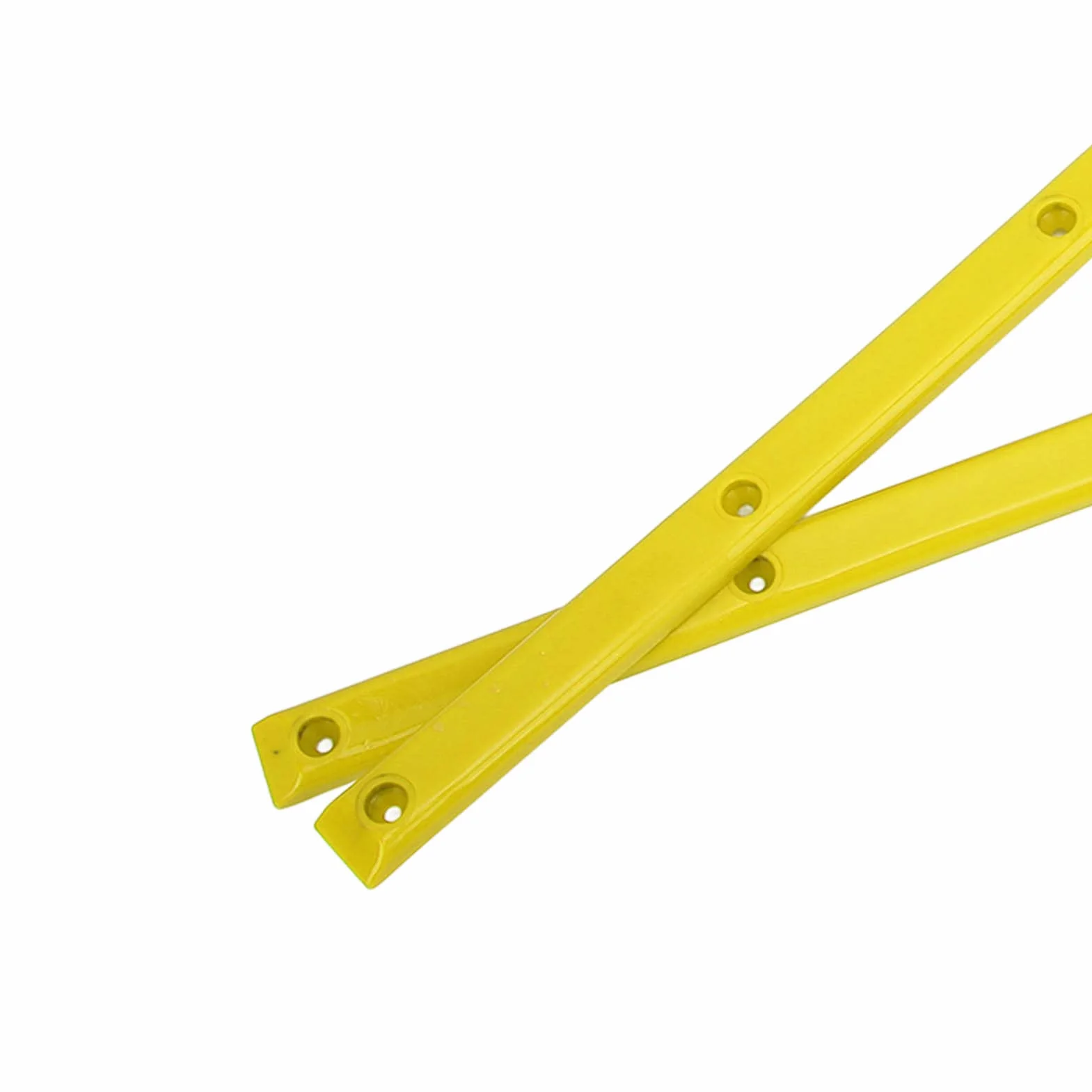 Shanrya Rails pour nervures flexibles stables Longboard Per(jaune)