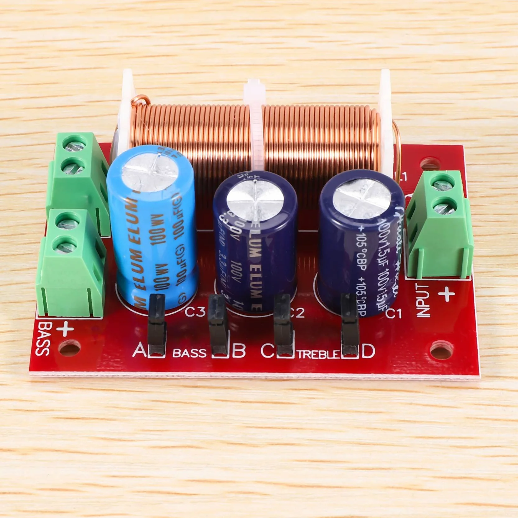 Lot de 3 haut-parleurs 400 W - Doubles - 2 voies - Hautes et basses - 4-16 ohms