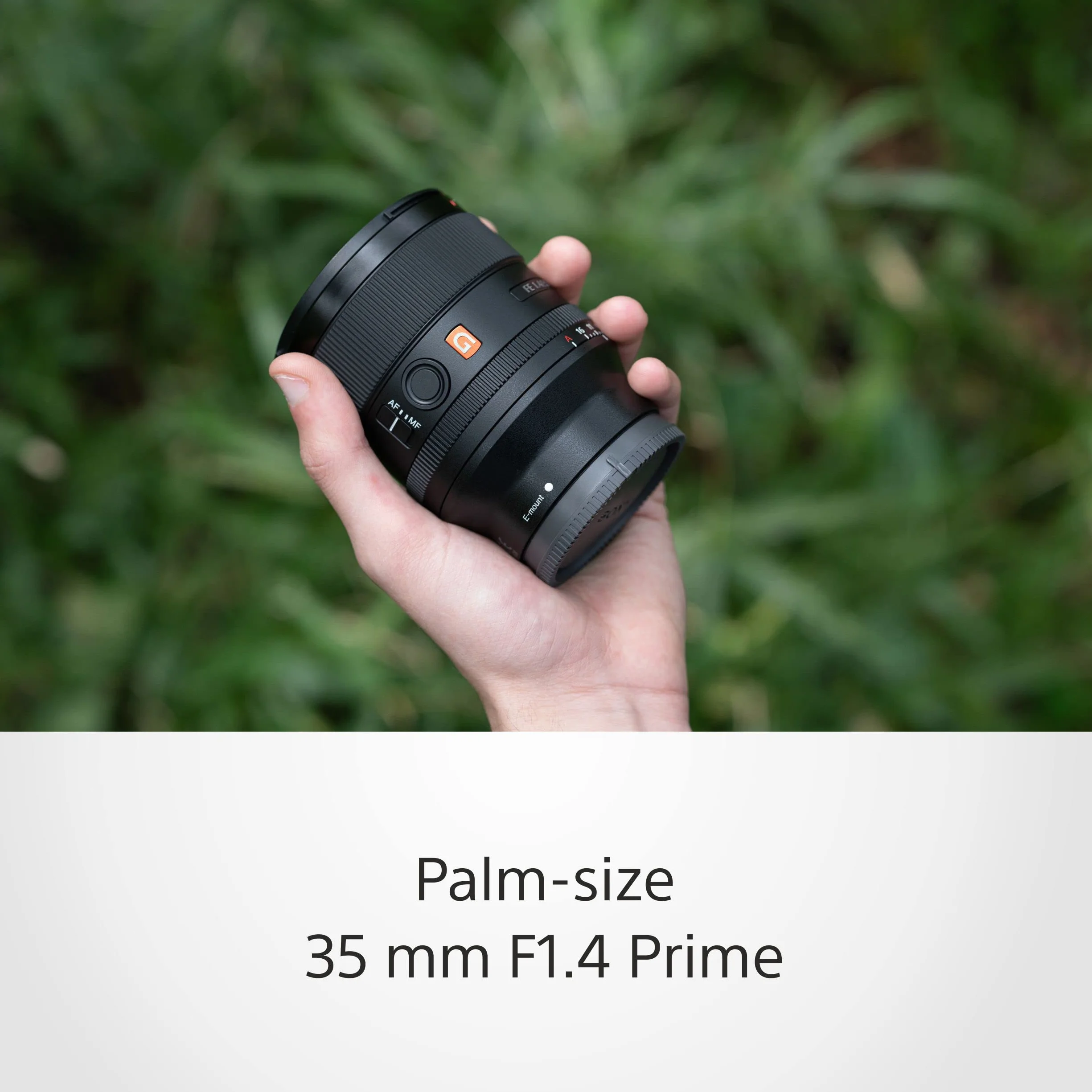 Sony SEL35F14GM Objectif 35 mm F1.4 G Master plein format monture E compact lumineux portrait basse lumière
