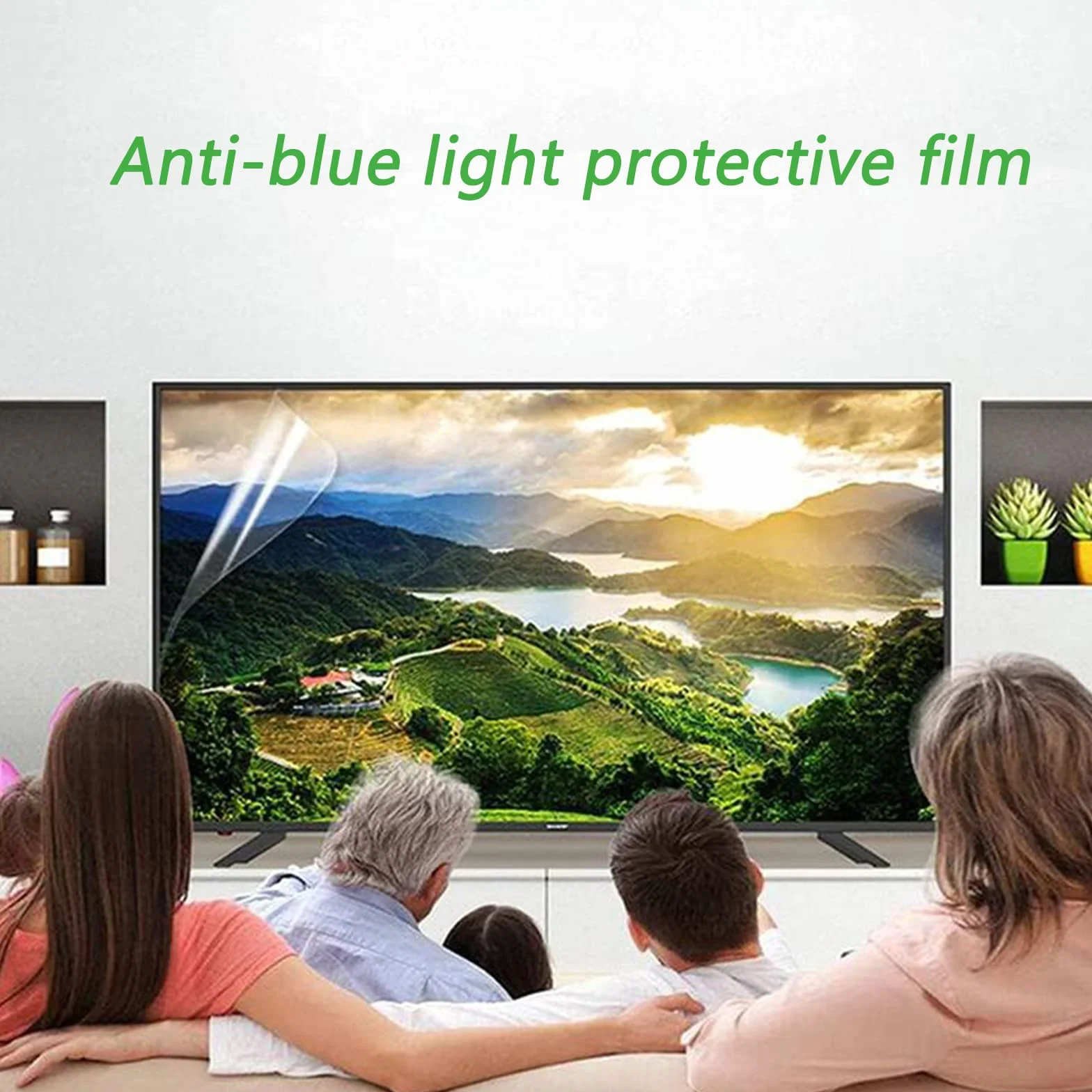 Film Anti-reflet TV Anti-Lumière Bleue 32-46 Pouces Protection Écran HD-42in