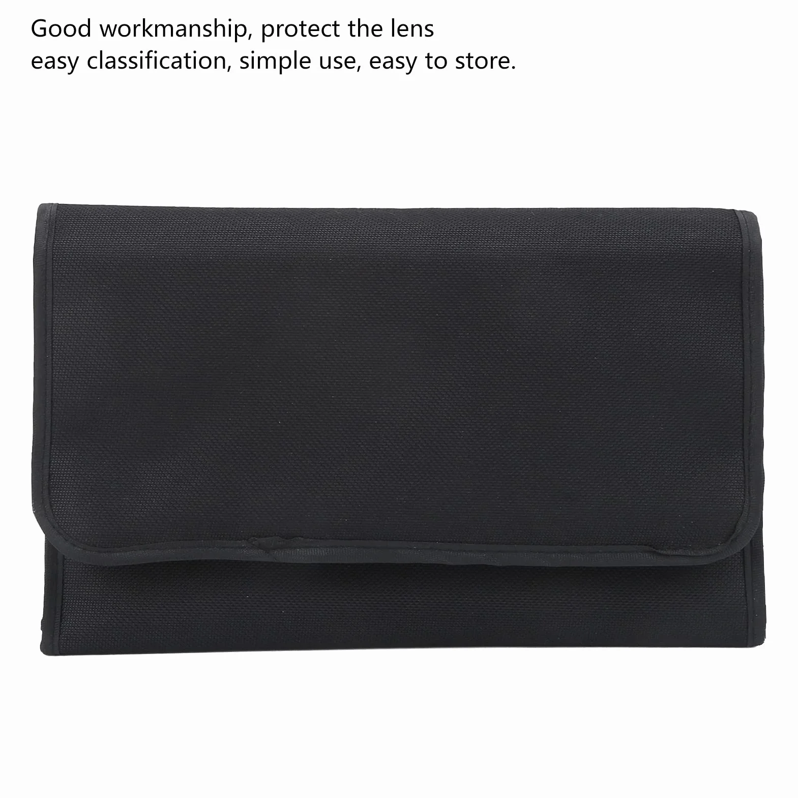 Étui Portefeuille Pliable pour Filtre D'objectif D'appareil Photo 10 Poches pour Pochette de Filtre de la Série P