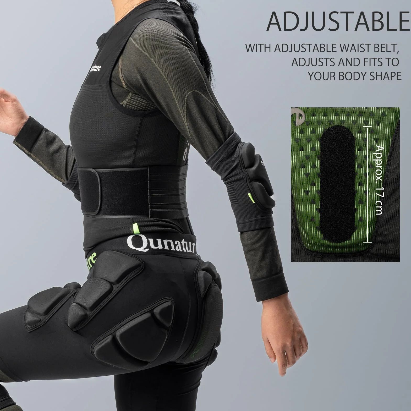 Gilet de Protection Dos Unisexe CE1 Anti-Chute Ski Snowboard VTT Moto