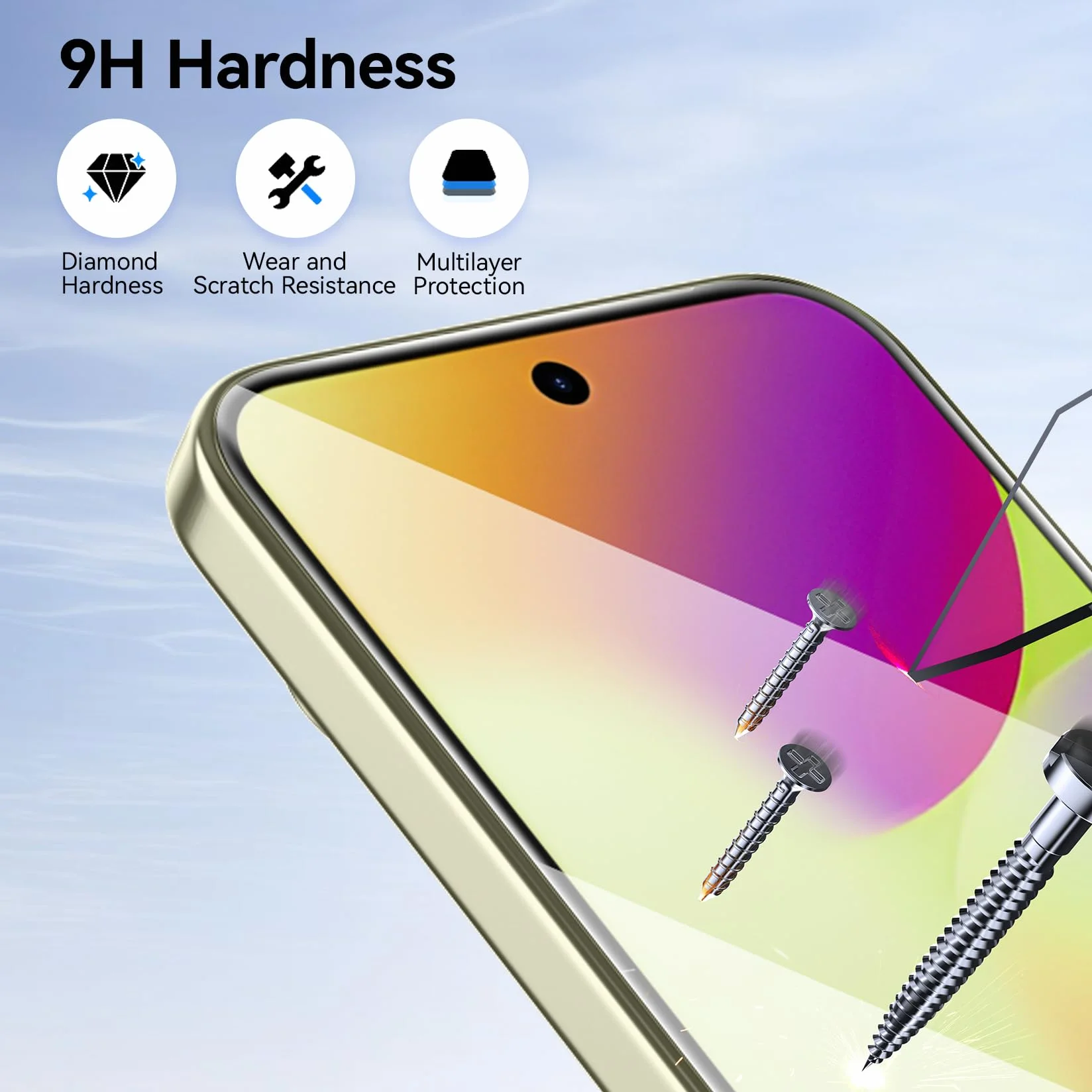 3 Pièces Verre Trempé pour Google pixel 10 5G avec 3 Pièces Caméra Arrière Protecteur, Ultra Résistant Film Protection écran, Sans Bulles Film Protection écran.