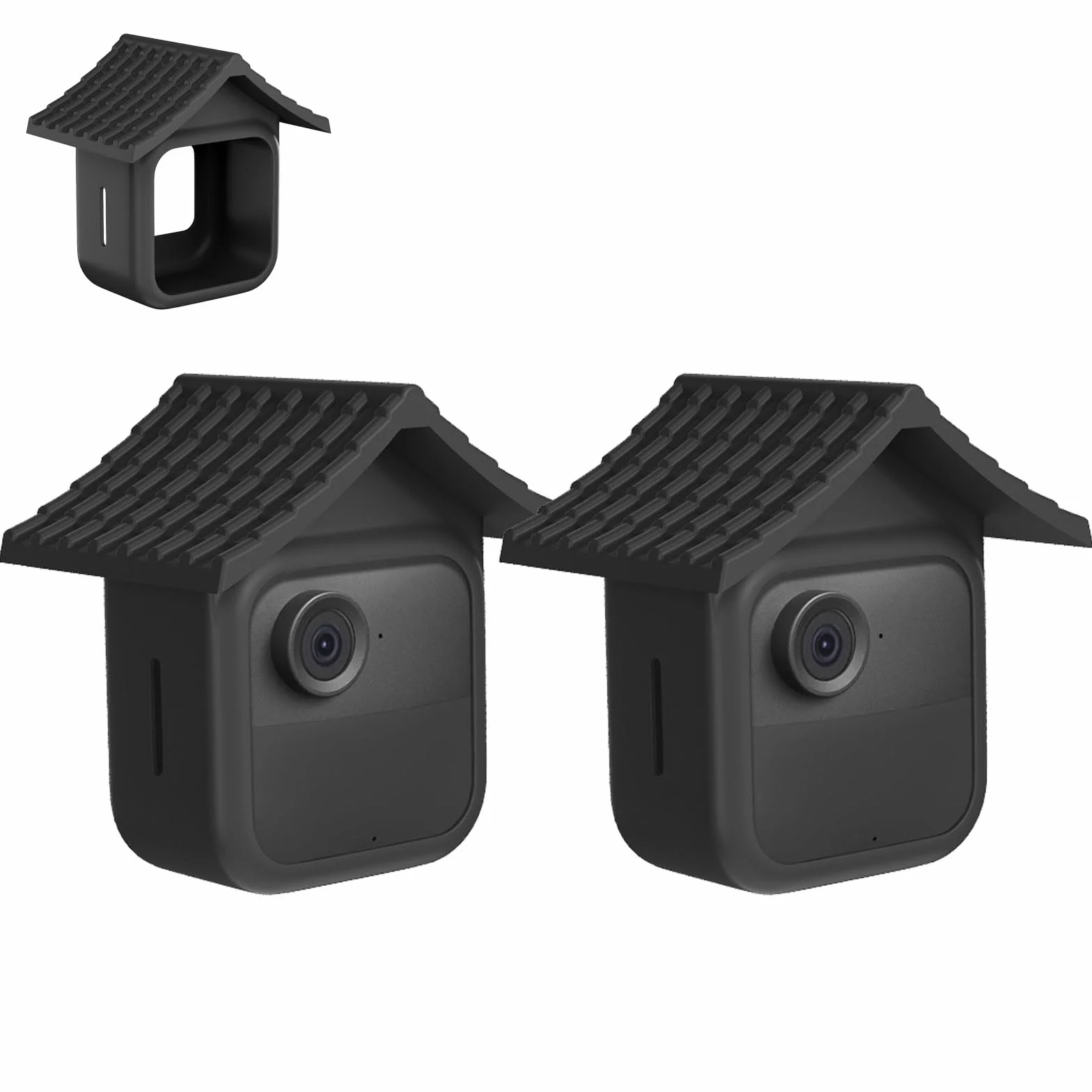 Lot de 2 coques en silicone pour caméra de surveillance Blink Outdoor 4 / Outdoor 2K+ - Anti-rayures - Protection complète - Compatible avec le support Blink Outdoor 4