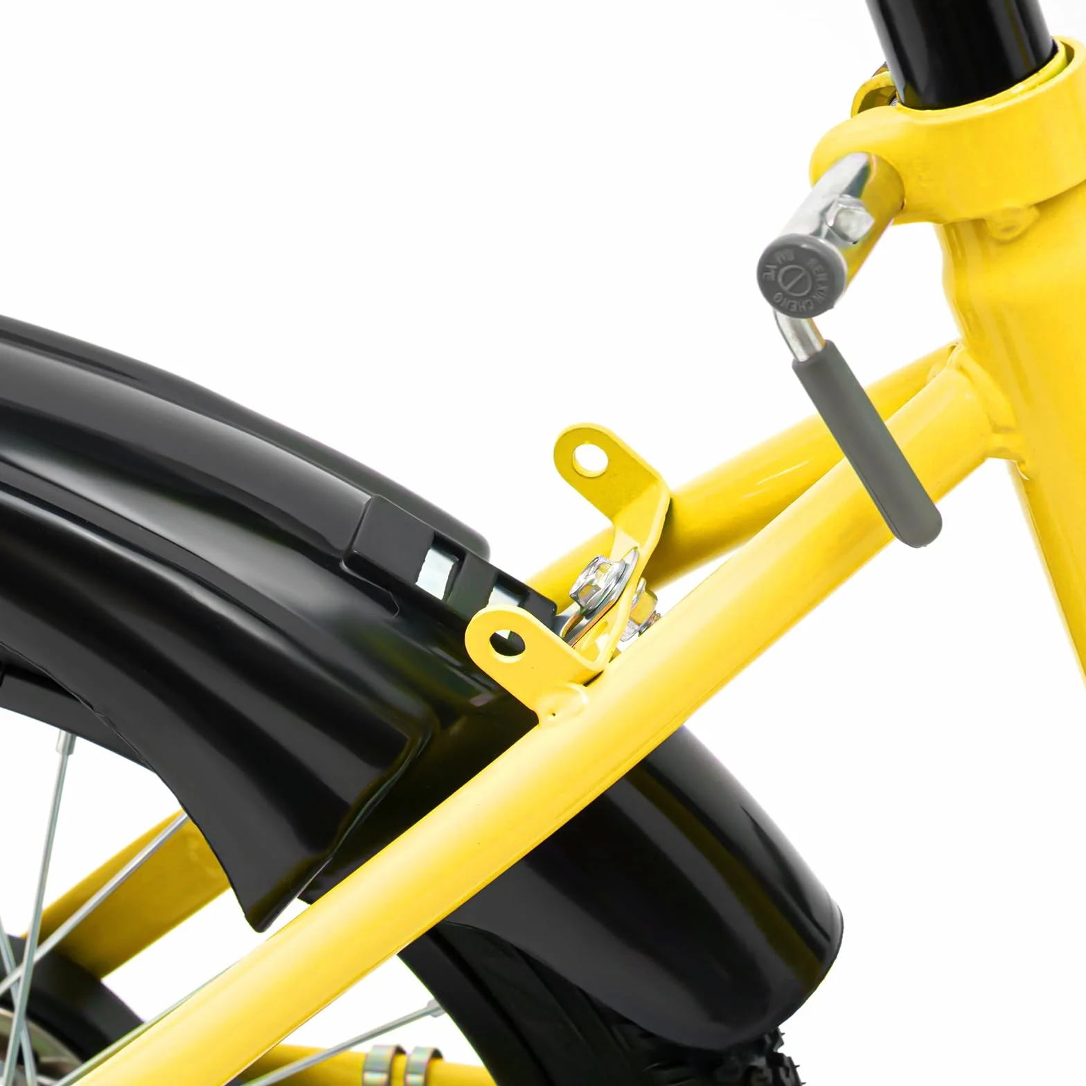 Vélo enfant 16 pouces roues stabilisatrices garçons filles 4-8 ans guidon selle réglables cadre acier carbone double freinage