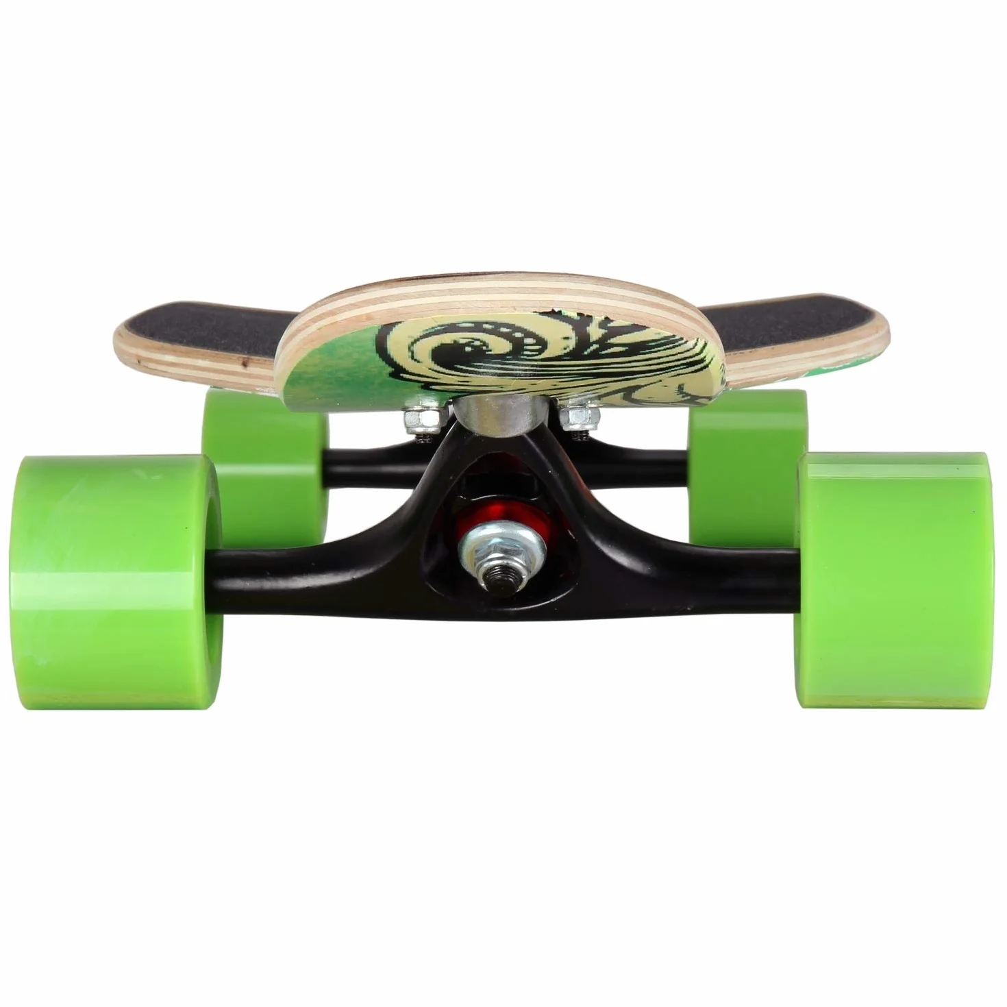 FunTomia Longboard Drop Through Cruiser Skateboard complet roulement à billes Mach1 High Speed T-Tool roues LED