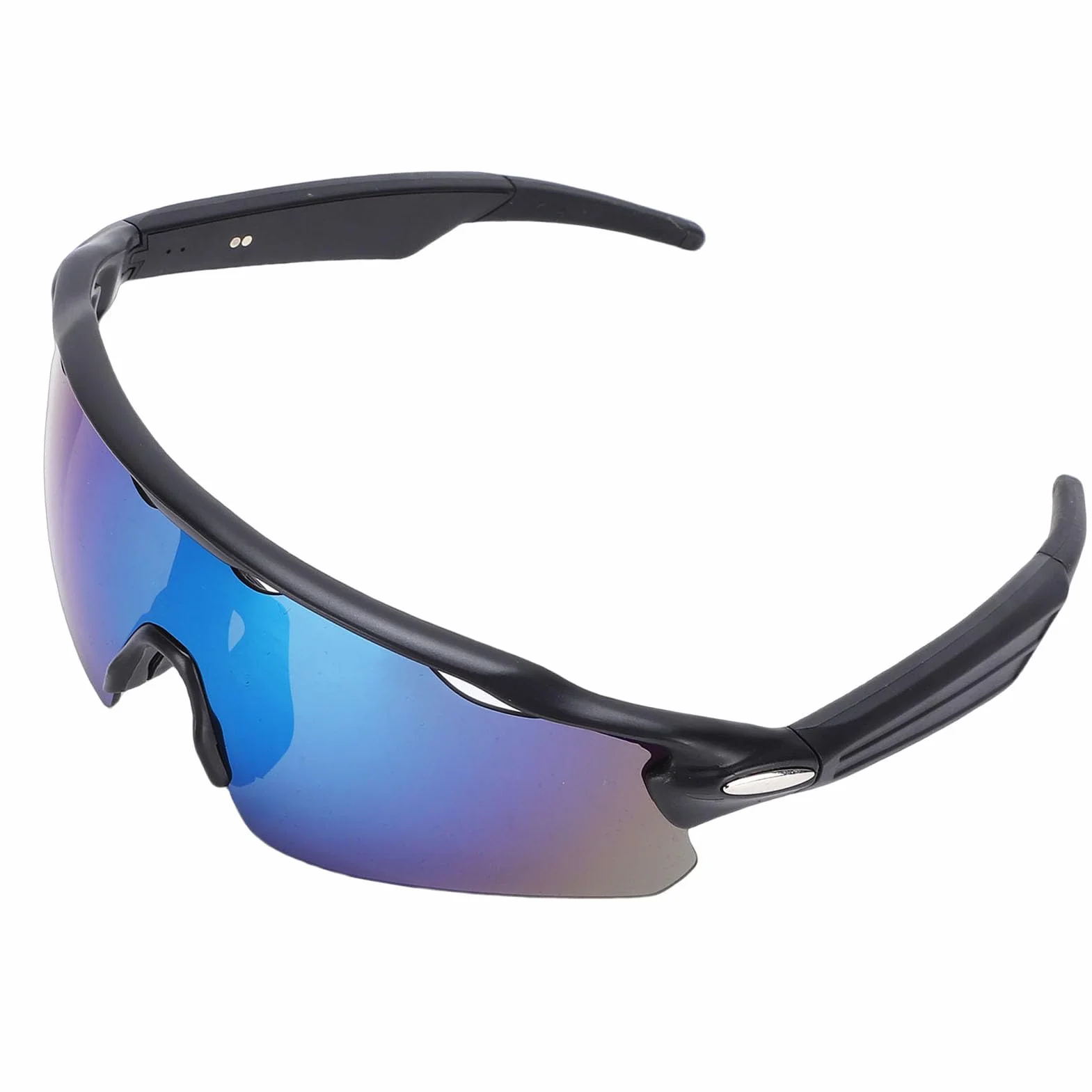 Topiky Lunettes de Soleil Intelligentes de Sport, Lunettes de Cyclisme Bluetooth avec Verres Polarisés, Haut-parleurs de Musique à Oreille Ouverte, de Sport Coupe-Vent,