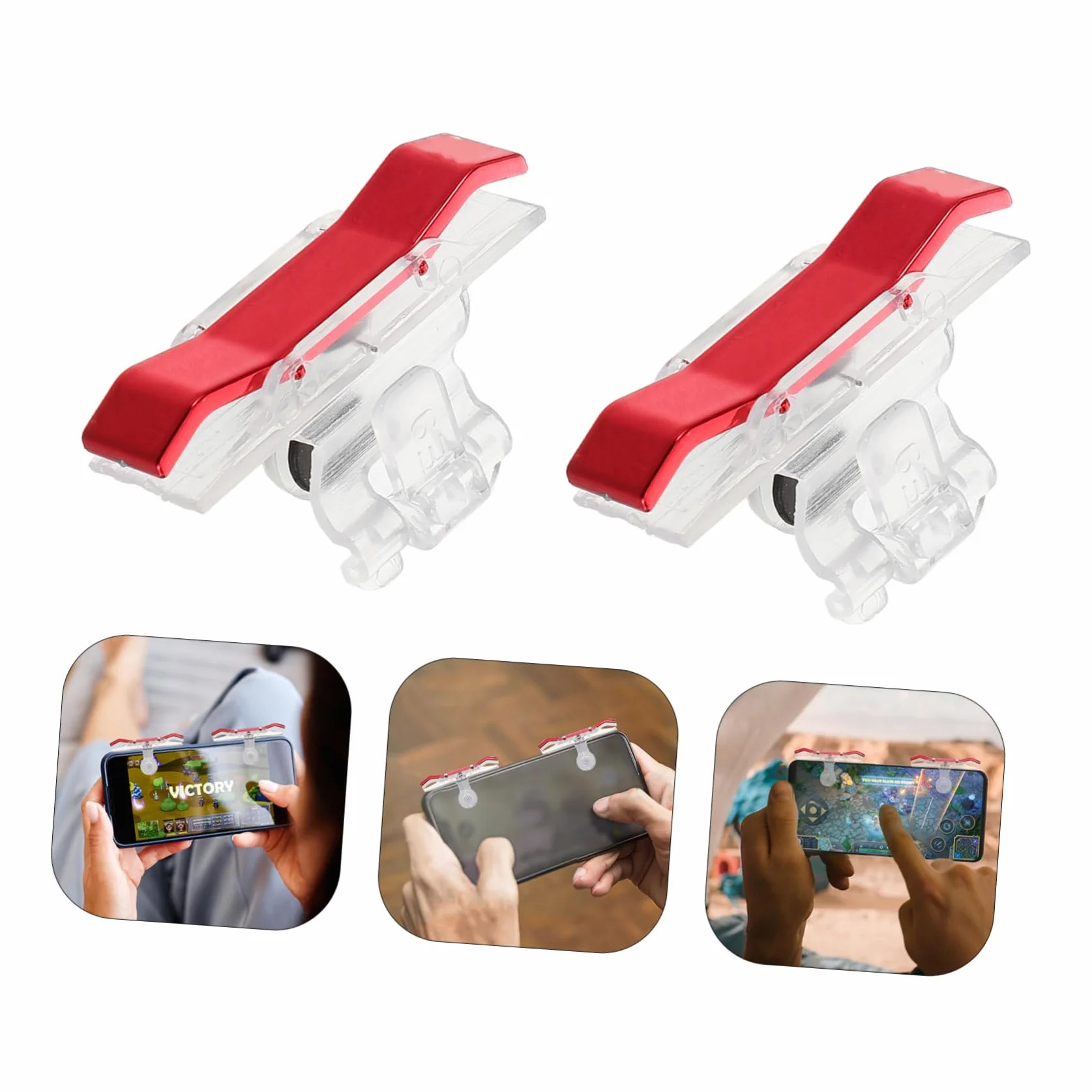 Gâchettes pour Manette de Jeu Mobile de Rechange pour Manette de Téléphone Portable Accessoire de Jeu Mobile