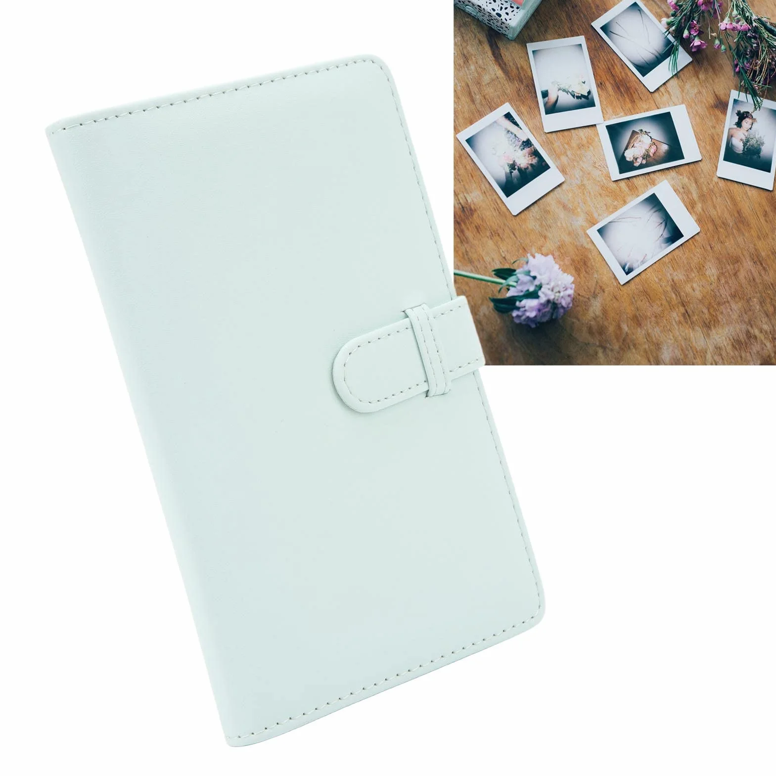 Mini Album Photo pour Fujifilm Instax Mini 12 11, 108 Pochettes, Format 3 Pouces, Porte-Cartes, Couleur Menthe
