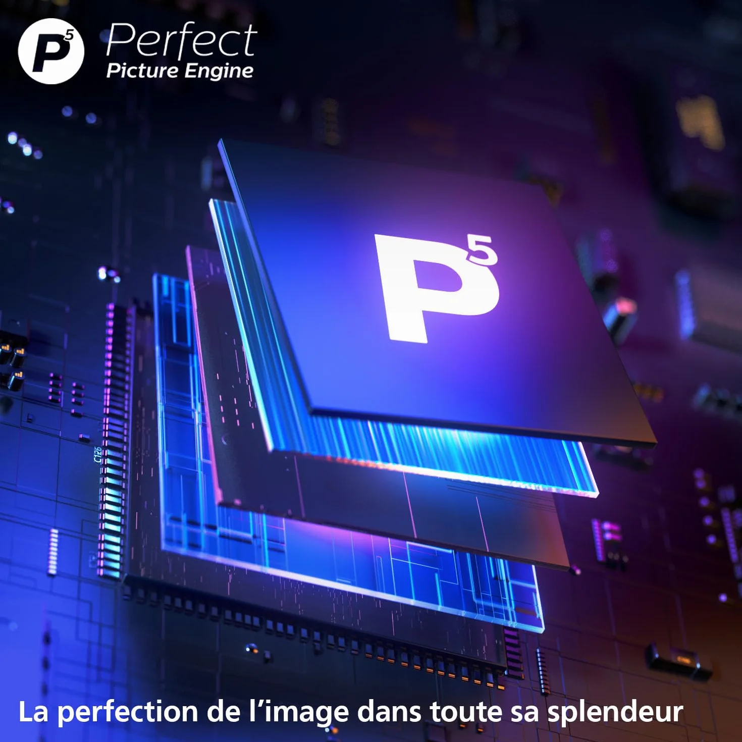 PHILIPS Ambilight 55MLED910 'The Xtra' Mini LED 4K Smart TV - Écran 55 Pouces avec P5 Perfect Picture Engine Ultra HD, Titan OS, Dolby Vision et Son Dolby Atmos