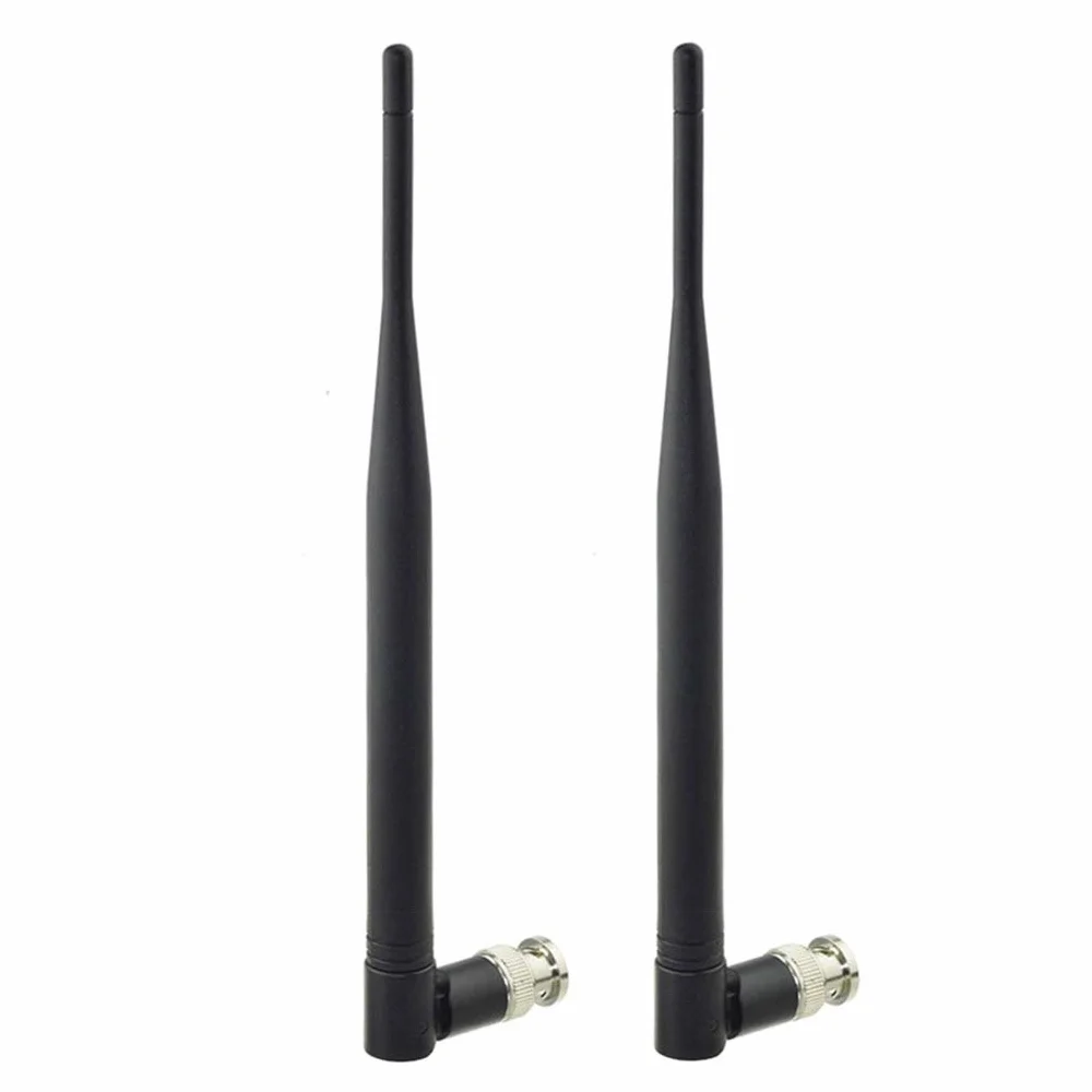 Bingfu Antenne UHF Mâle BNC 400MHz-960MHz Récepteur Microphone sans Fil (Paquet de 2) Compatible avec Récepteur de Micro Audio Numérique à Distance Dispositif Tuner Amplificateur Radio-Amateur
