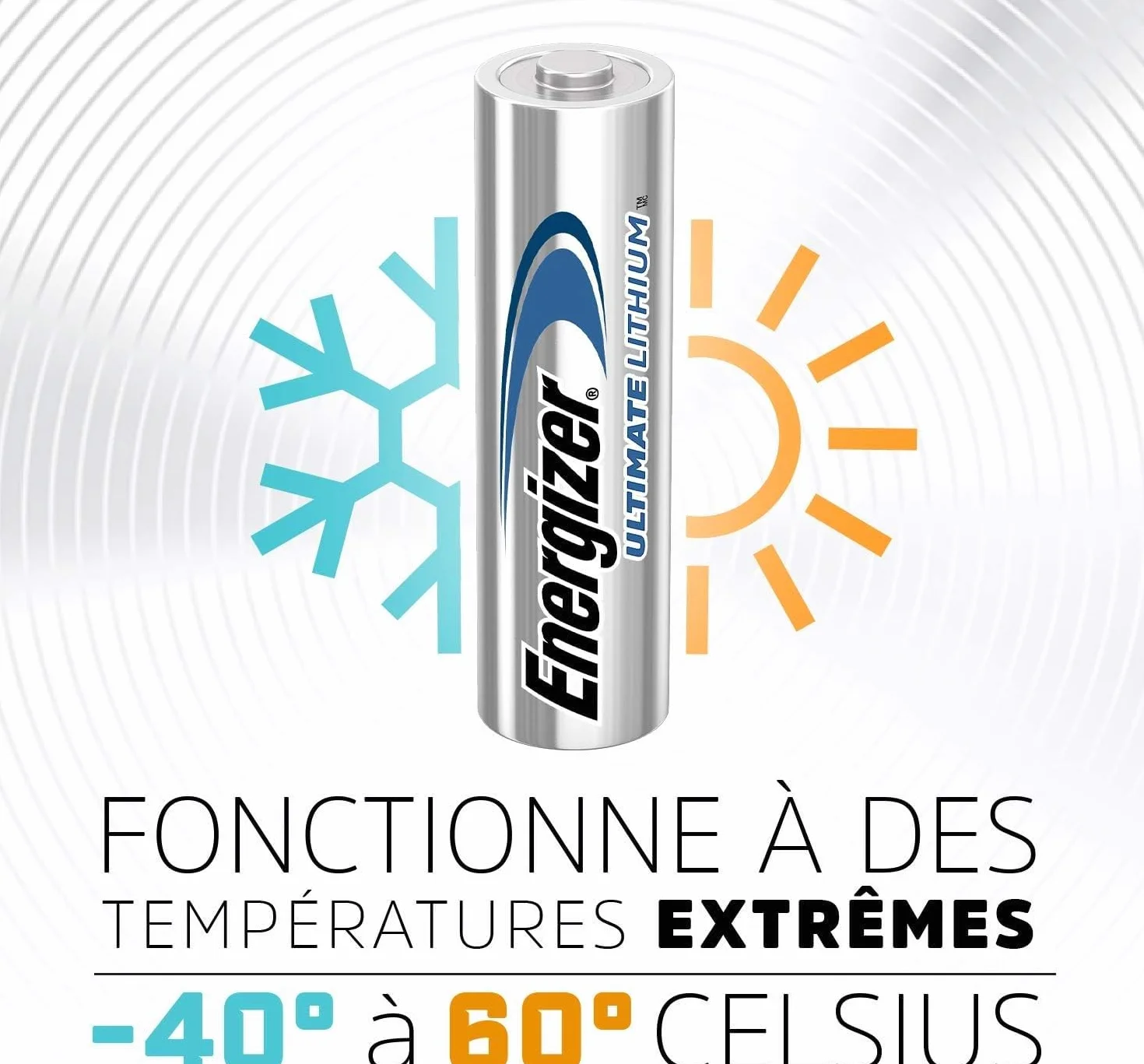 Energizer Ultimate Lithium Piles AA Lot de 4 - Longue Durée pour Appareils à Haute Consommation