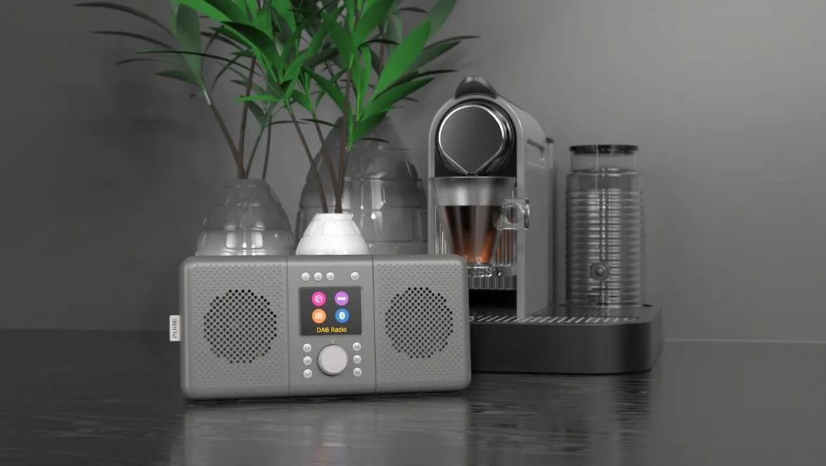 Pure Elan Connect+ Radio Internet stéréo avec DAB+ et Bluetooth 4.2 (Dab/Dab+, Radio FM, Radio Internet, écran TFT, 20 préréglages, Streaming Musical, Anthracite