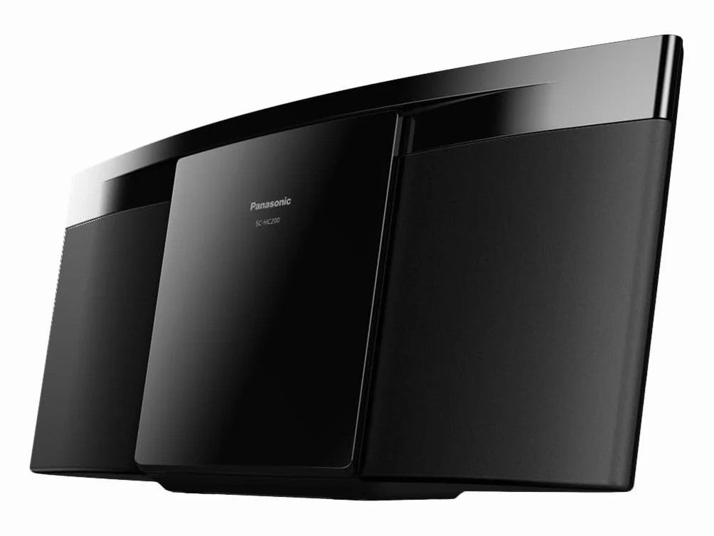 Panasonic Micro chaîne hifi SC-HC200EG-K 20W Lecteur CD Radio FM Bluetooth USB Compact Noir