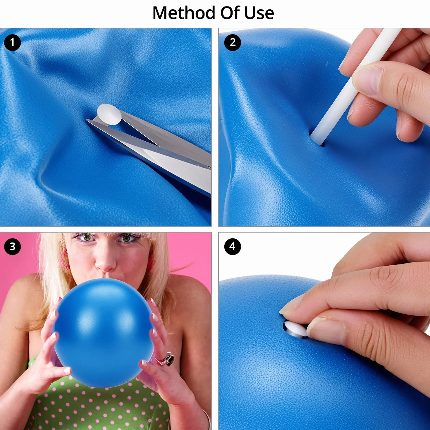 Ballon Pilates QWORK 25 cm Anti-Dérapant Gymnastique Yoga