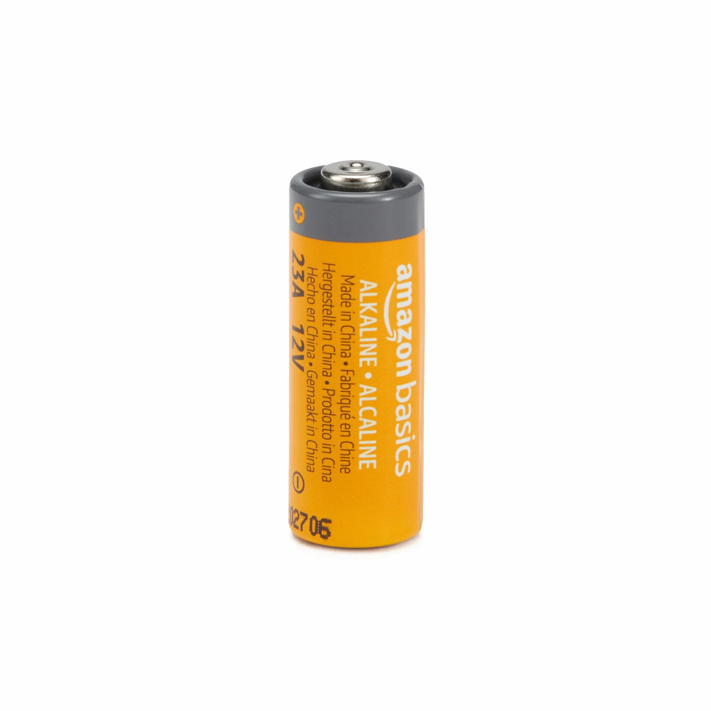 Amazon Basics Lot de 4 piles alcalines 23A, 12 V, puissance longue durée
