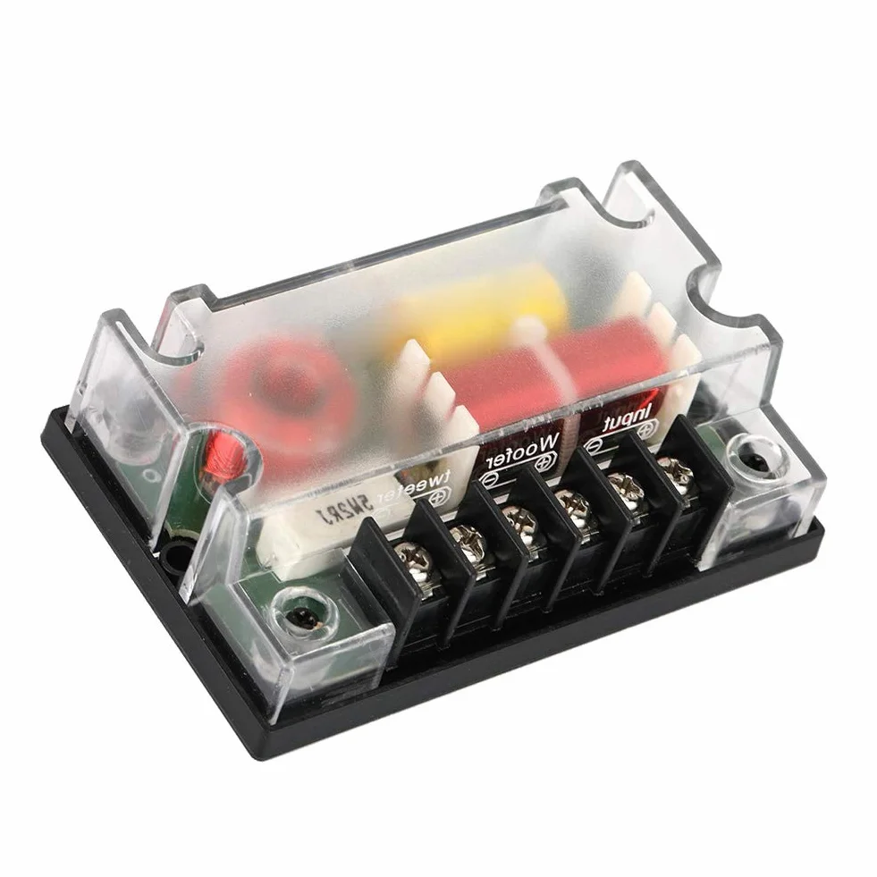 Diviseur de Fréquence Haut-parleur Voiture 2 Voies Filtre Audio Accessoires Automobiles