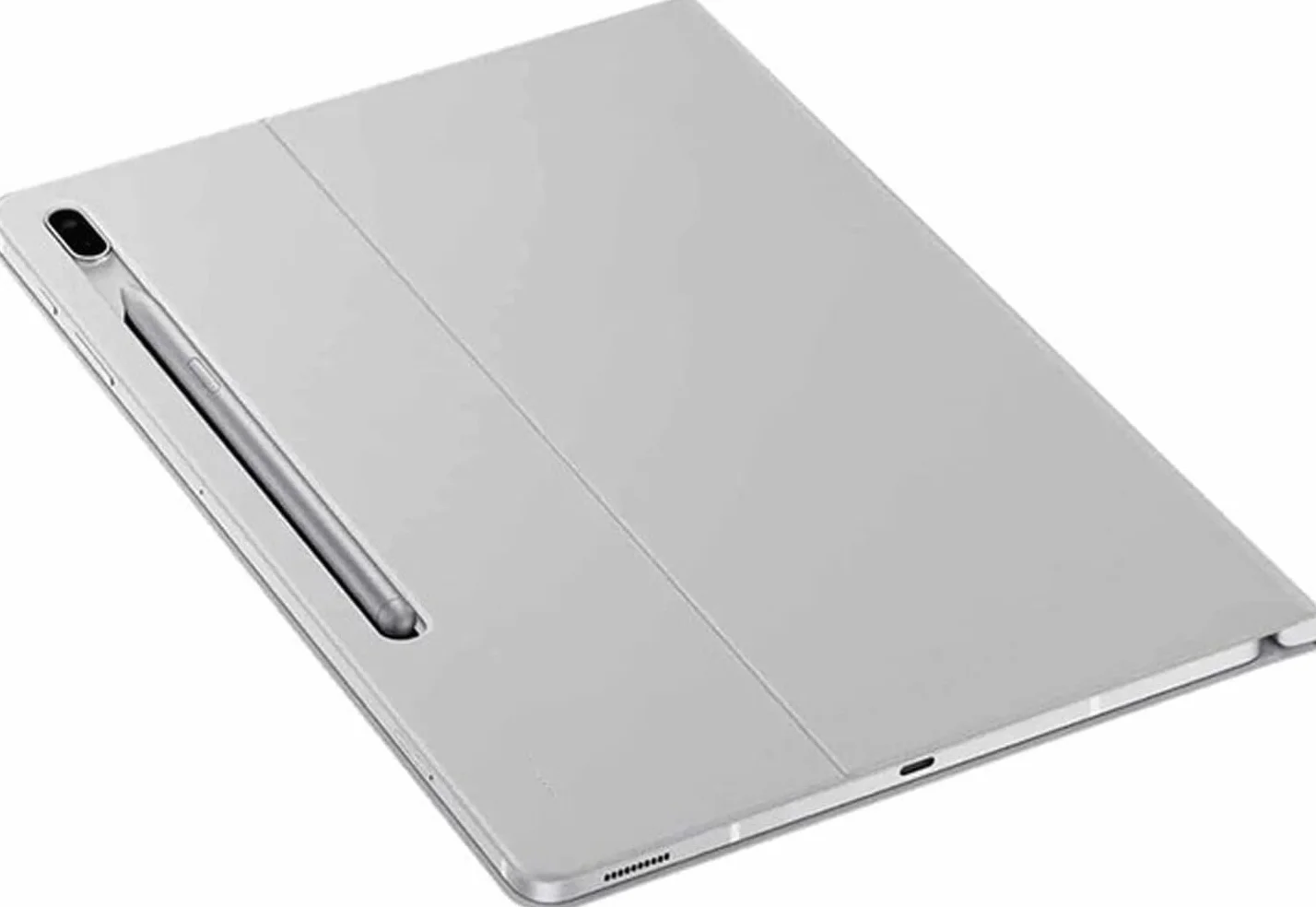 Stylo de Saisie de Remplacement pour Samsung Galaxy Tab S7, Tab S7 FE SM-T730, SM-T733, SM-T736B,Tab S7 FE Stylo S de Remplacement+ Pointes/Plumes sansBluetooth Argent Mystique