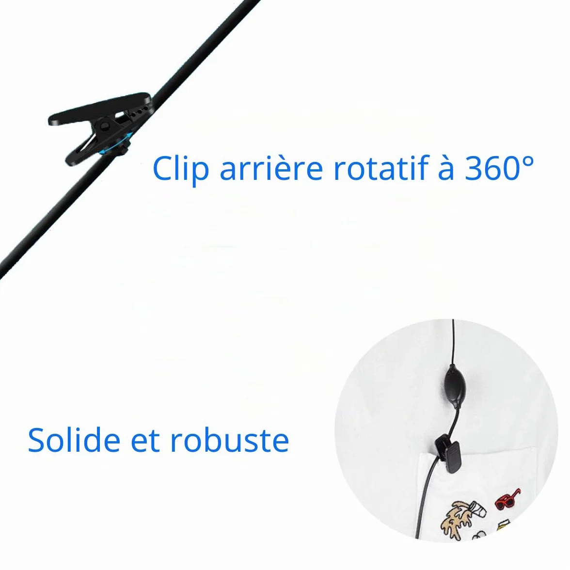 Retevis Talkie Walkie Écouteur, Forme G Casque à Crochet d'oreille, Oreillette Compatible avec BaoFeng JUCJET Kenwood RT24 RT27 RT668 RT619 Convient pour la Sécurité, Les Concours etc(2 Pcs)