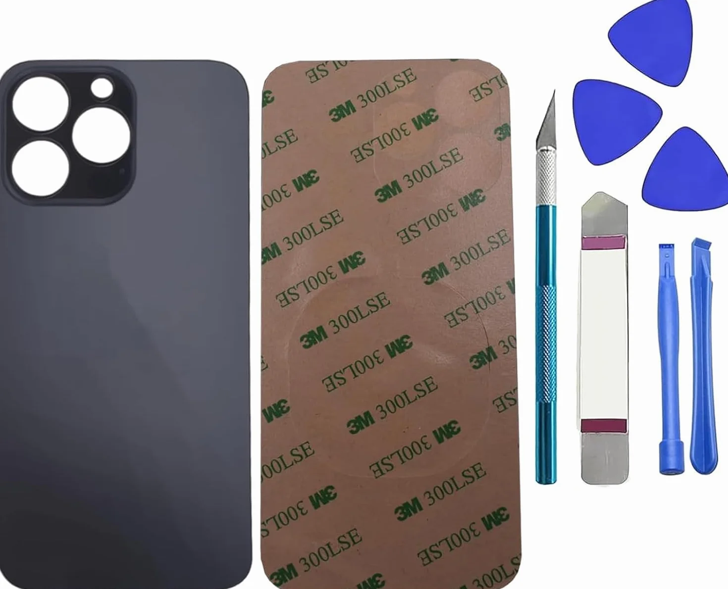 13 Pro Max Vitre arrière de Rechange pour iPhone 13 Pro Max avec kit d'outils de réparation(Graphite)