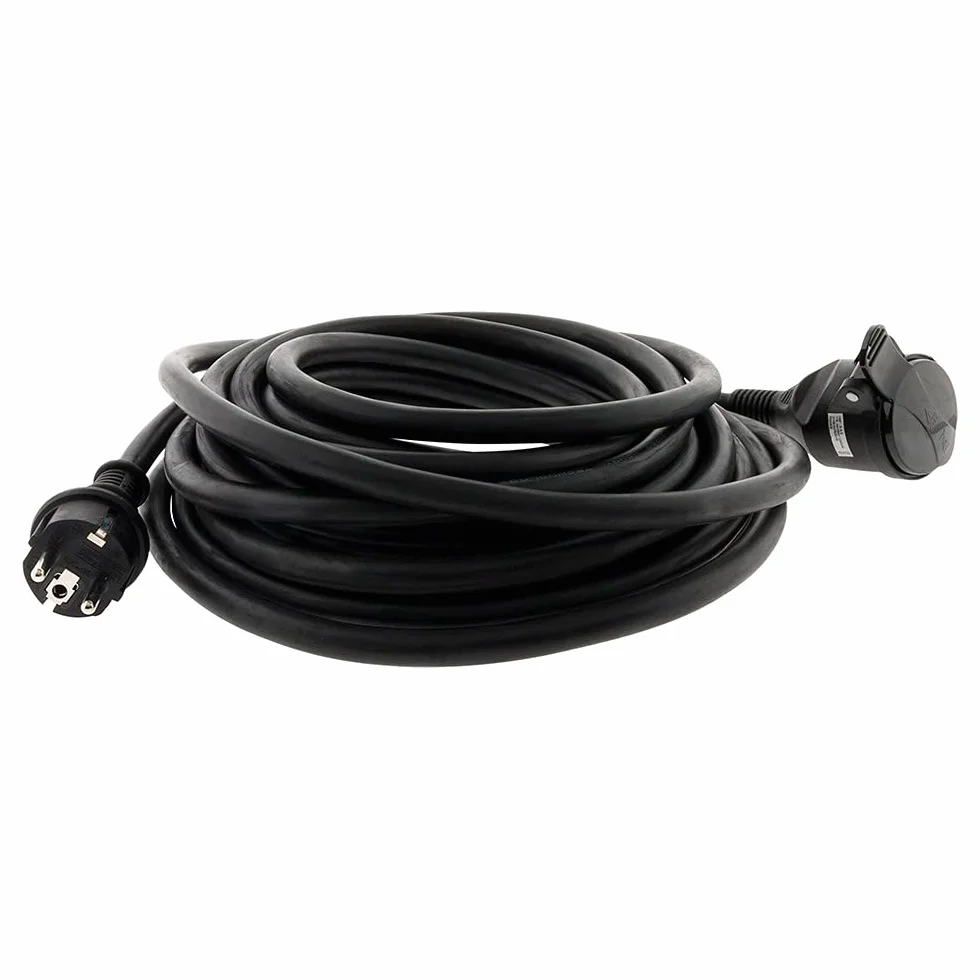 Zenitech Prolongateur Chantier HO7RN-F 16A 3G2,5mm² 10m Noir