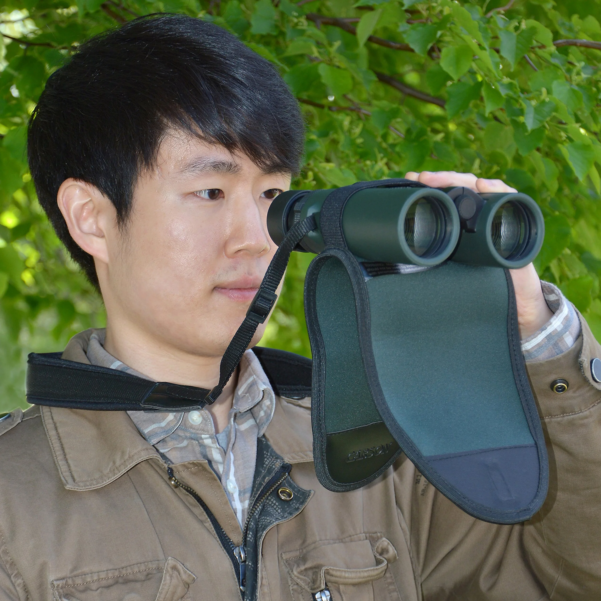 Carson BinoArmor étui enveloppant en néoprène pour les jumelles, convenable à la plupart des modèles de 42 mm (BA-03)