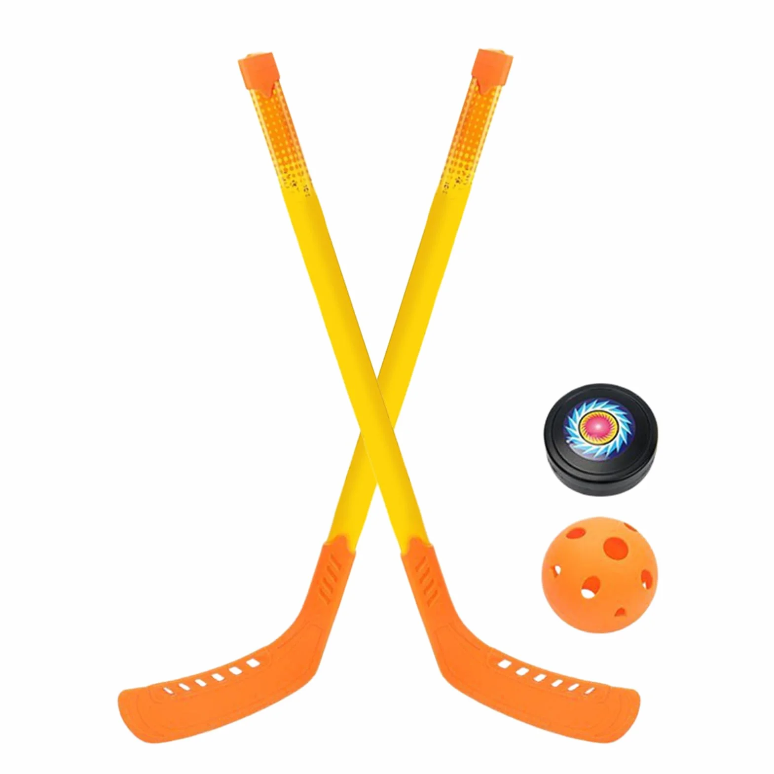 Crosse De Hockey Junior 27.76x6.69 Pouces ABS Bâton Débutant Équipement De Rue Extérieur