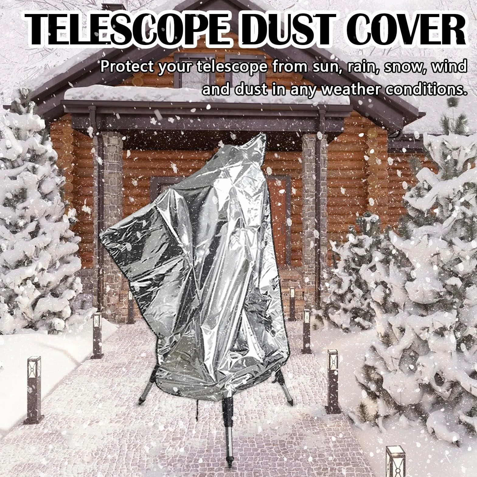 Housse de Protection pour Télescope 420D 120x160cm Extérieur Anti-poussière Imperméable
