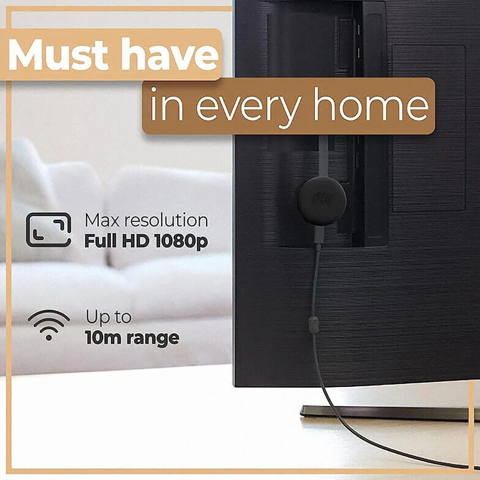 Boîtier TV Adaptateur HDMI Projecteur d'écran sans Fil PC vers TV Streaming sans Fil