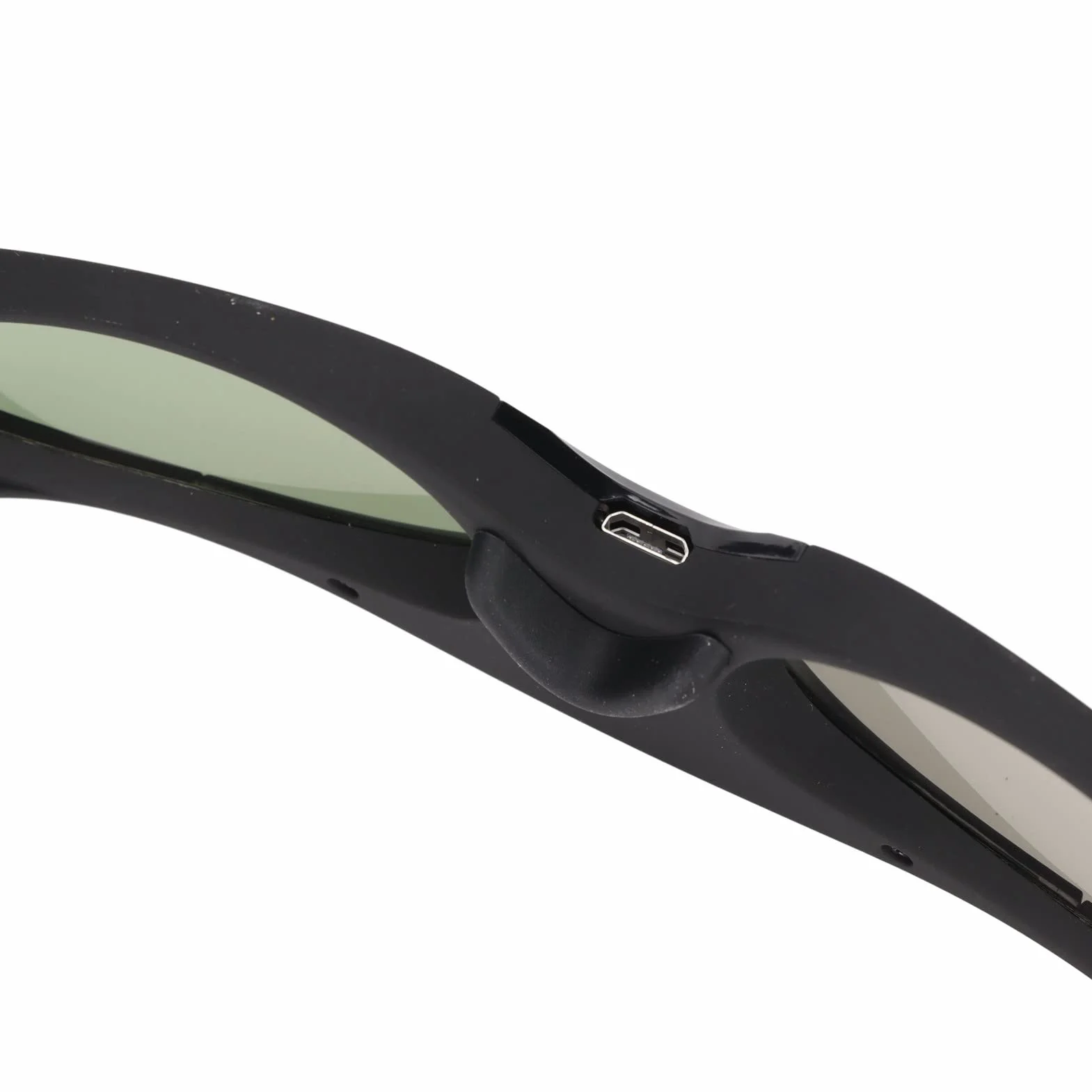 Lunettes 3D pour Orojecteurs 3D DLP, Lot de 2 Lunettes à Obturateur Actif 144 Hz, Batterie 80 MA Intégrée, Prise en Charge pour Optoma, pour BenQ, pour Acer, pour Vivitek, pour Dell, pour Viewsonic