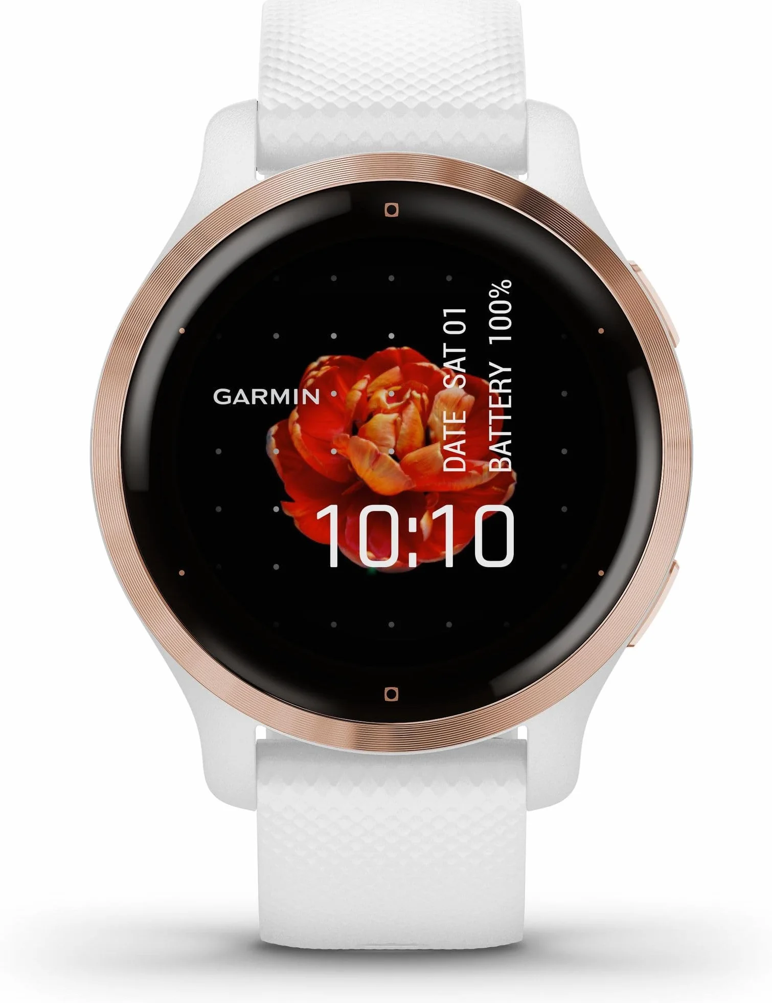 Garmin Venu 2S – schlanke GPS-Fitness-Smartwatch mit ultrascharfem 1,1“ AMOLED-Touchdisplay, Gesundheitsfunktionen, über 25 vorinstallierten Sport-Apps, Music Pay