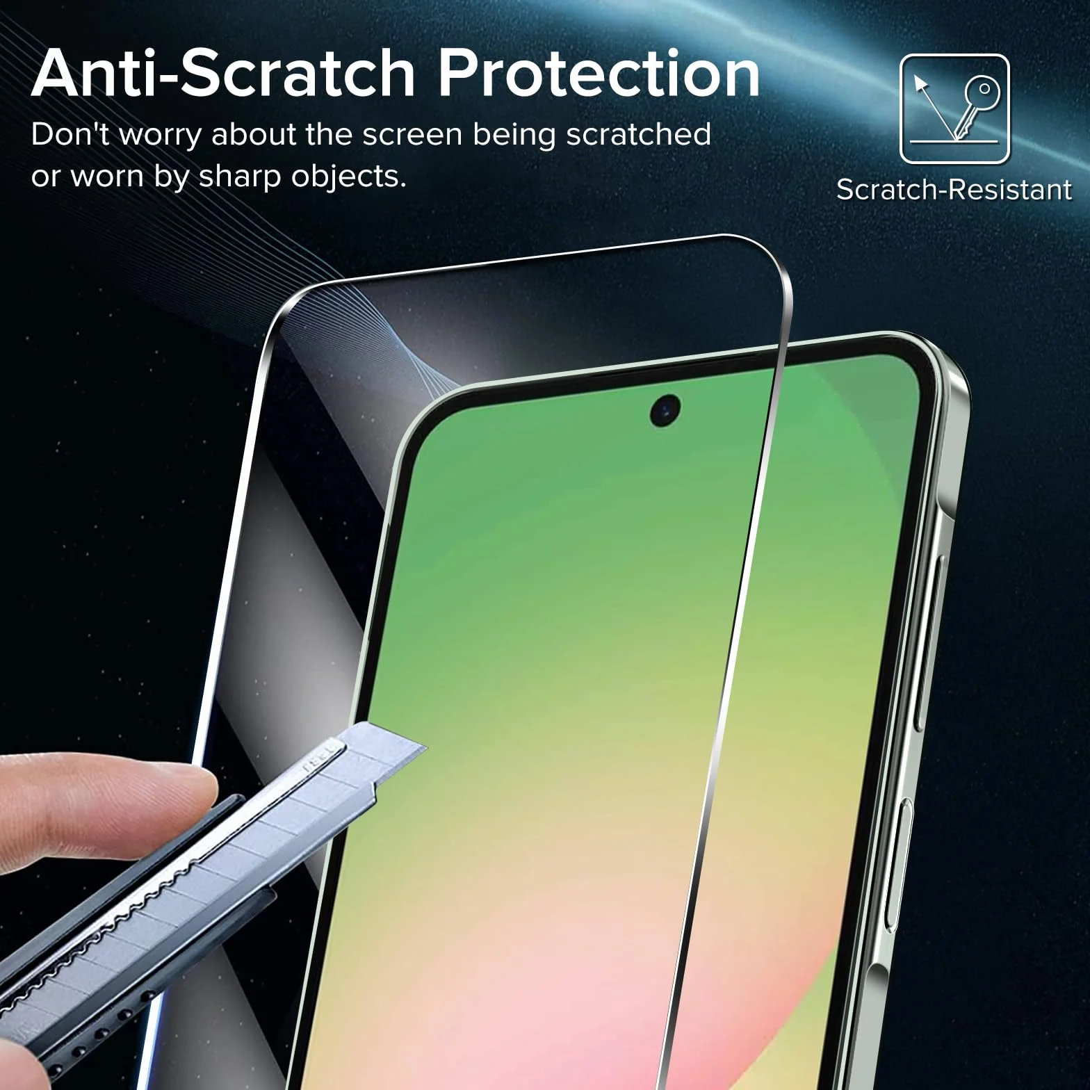 ivoler Verre Trempé pour Samsung Galaxy A56 5G Installation en 30 Secondes, Outil d'Installation Facile, Protection d’écran en 9H Dureté, Anti-Rayures, sans Bulles - 2 Pack