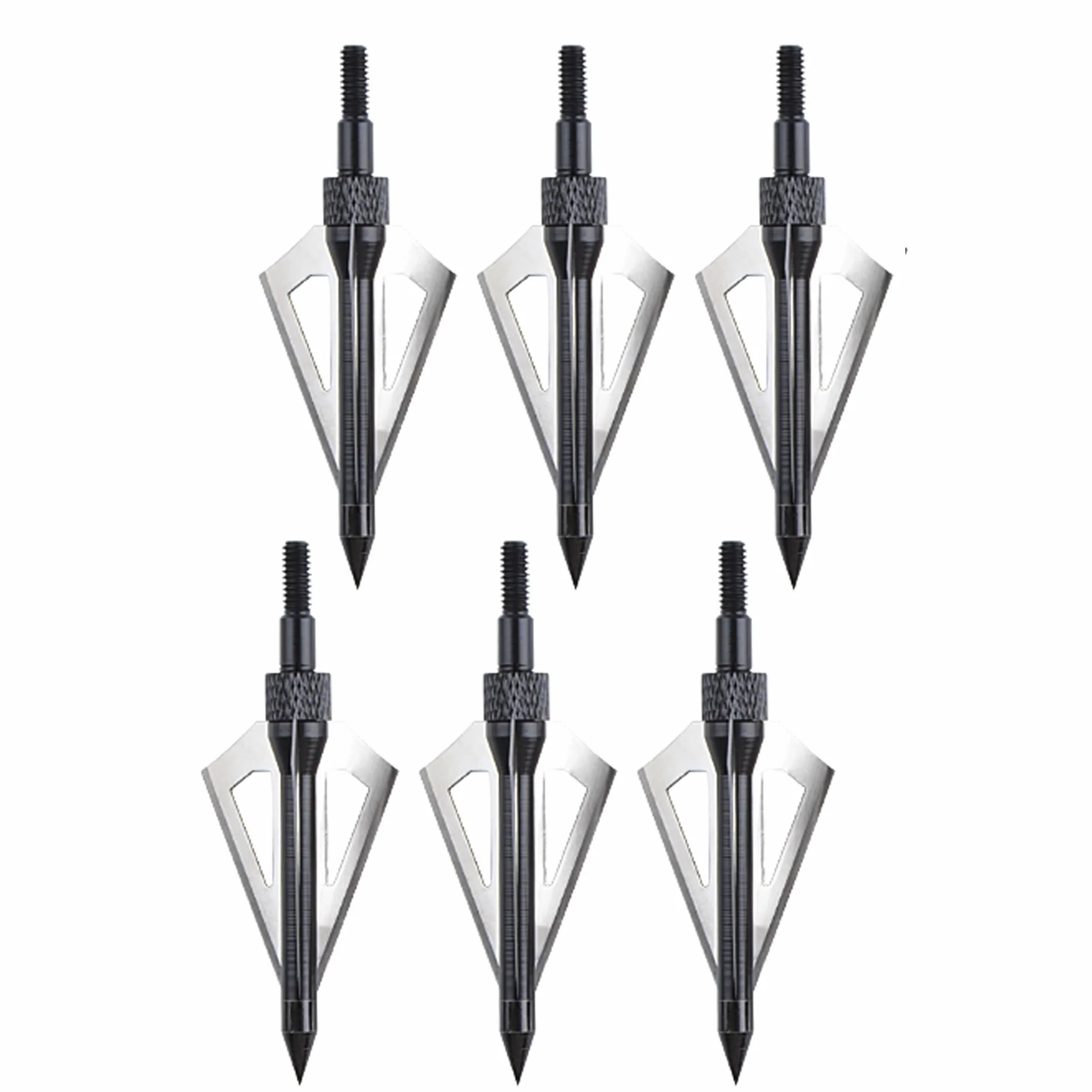 Pointes de Flèches 100 Grain Broadheads Tir à l'arc Conseils avec Boîte Chasse