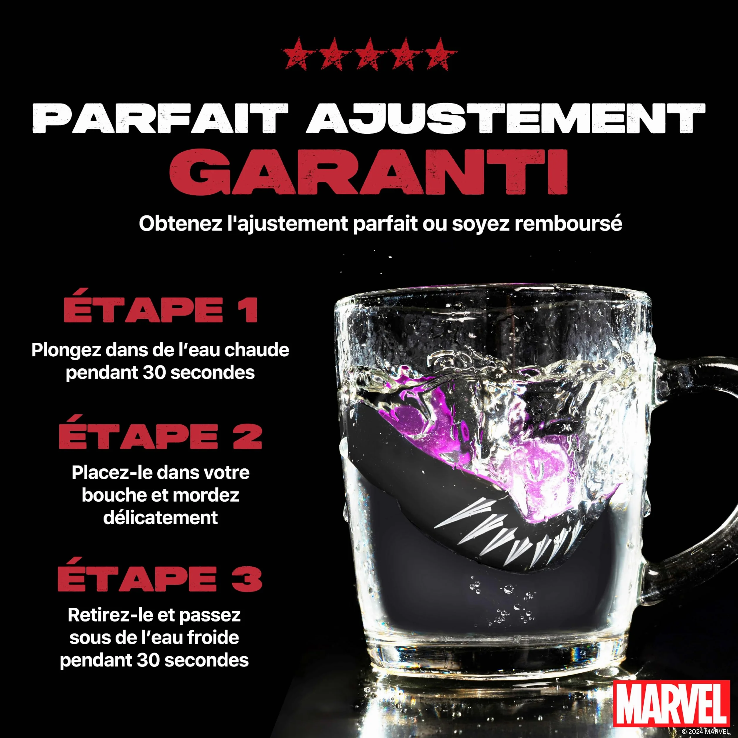 Marvel Black Panther Protège-Dents Sport Protection Intégrale MMA Rugby Boxe