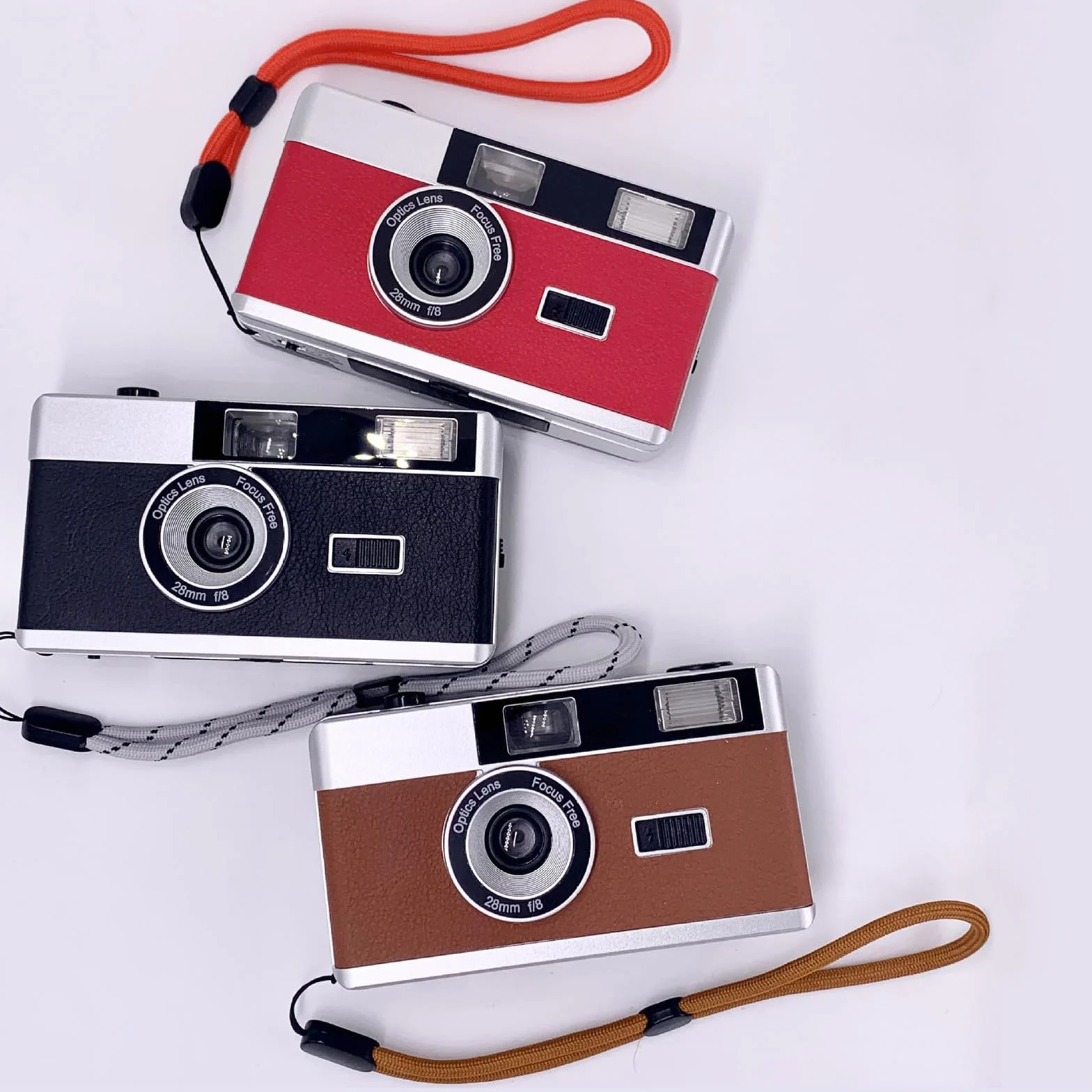 Appareil Photo à Film 35 mm de Style rétro, sans Mise au Point, réutilisable, Flash intégré, Facile à Utiliser pour Les Amateurs de Photographie
