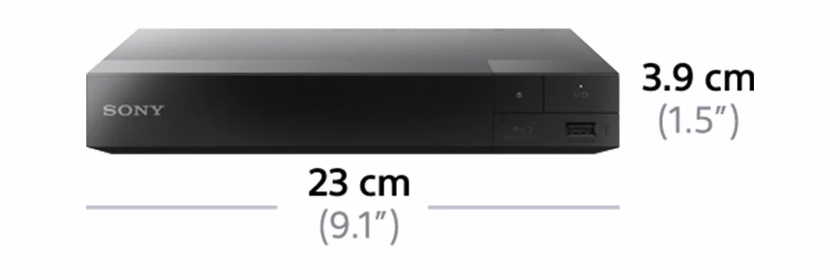 Sony BDP-S3700 Lecteur Blu-Ray Wi-Fi & USB, Noir