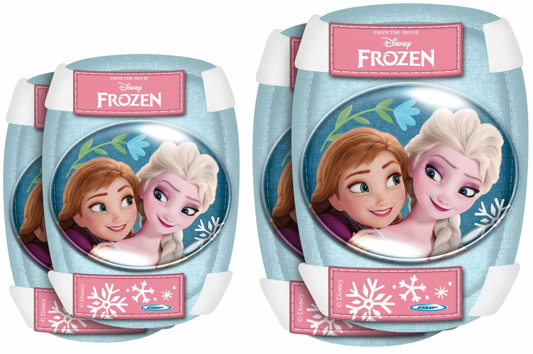 Reine des NEIGES Casque + Genouillères Coudières Enfant