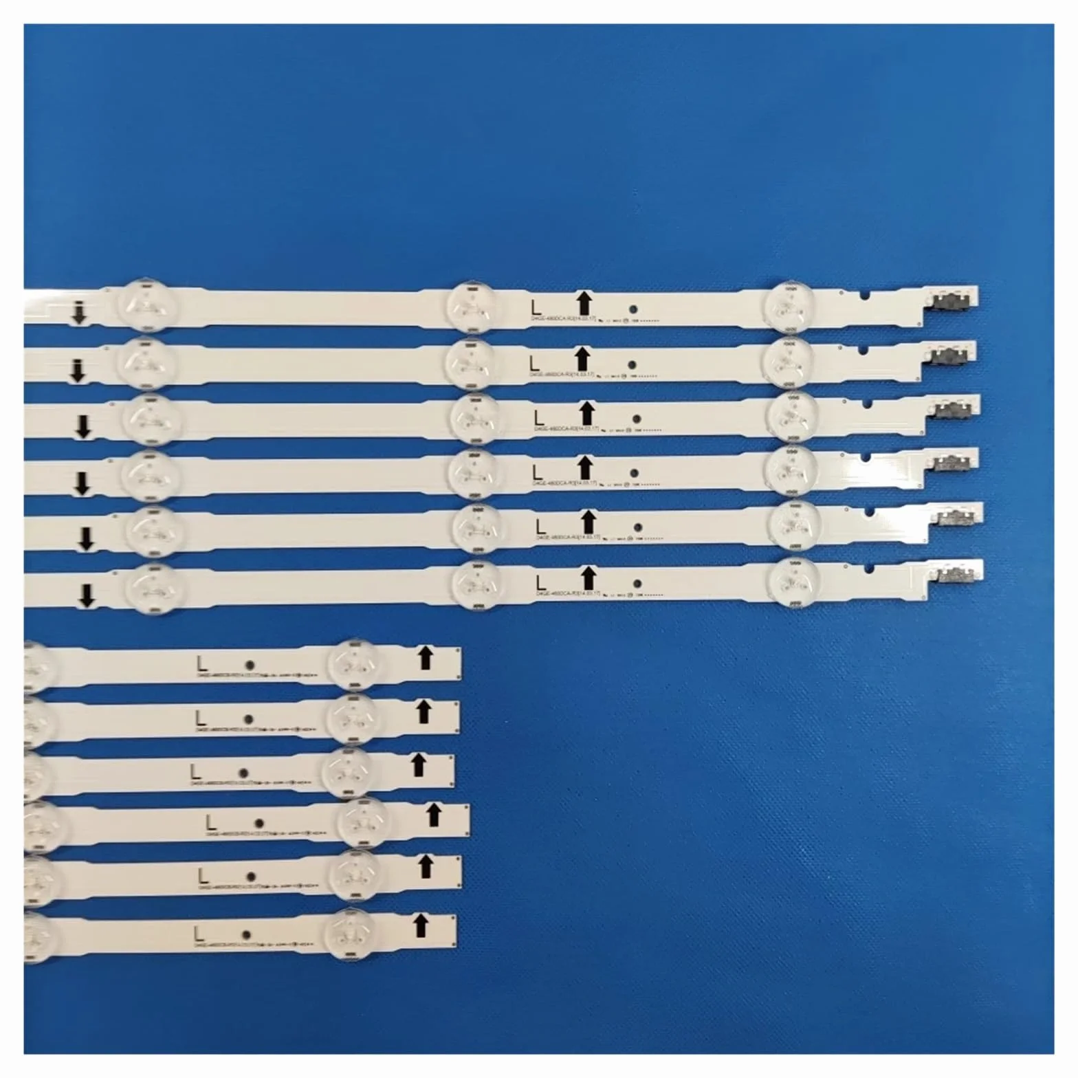 Bande de rétroéclairage LED for modèles UE48H6640, UE48H6650, UE48J5600AK, UE48J5500AW, UE48J6200, UE48J6202AK, UE48H6200AK, 2014SVS48F_3228, D4GE-480DCA-R2