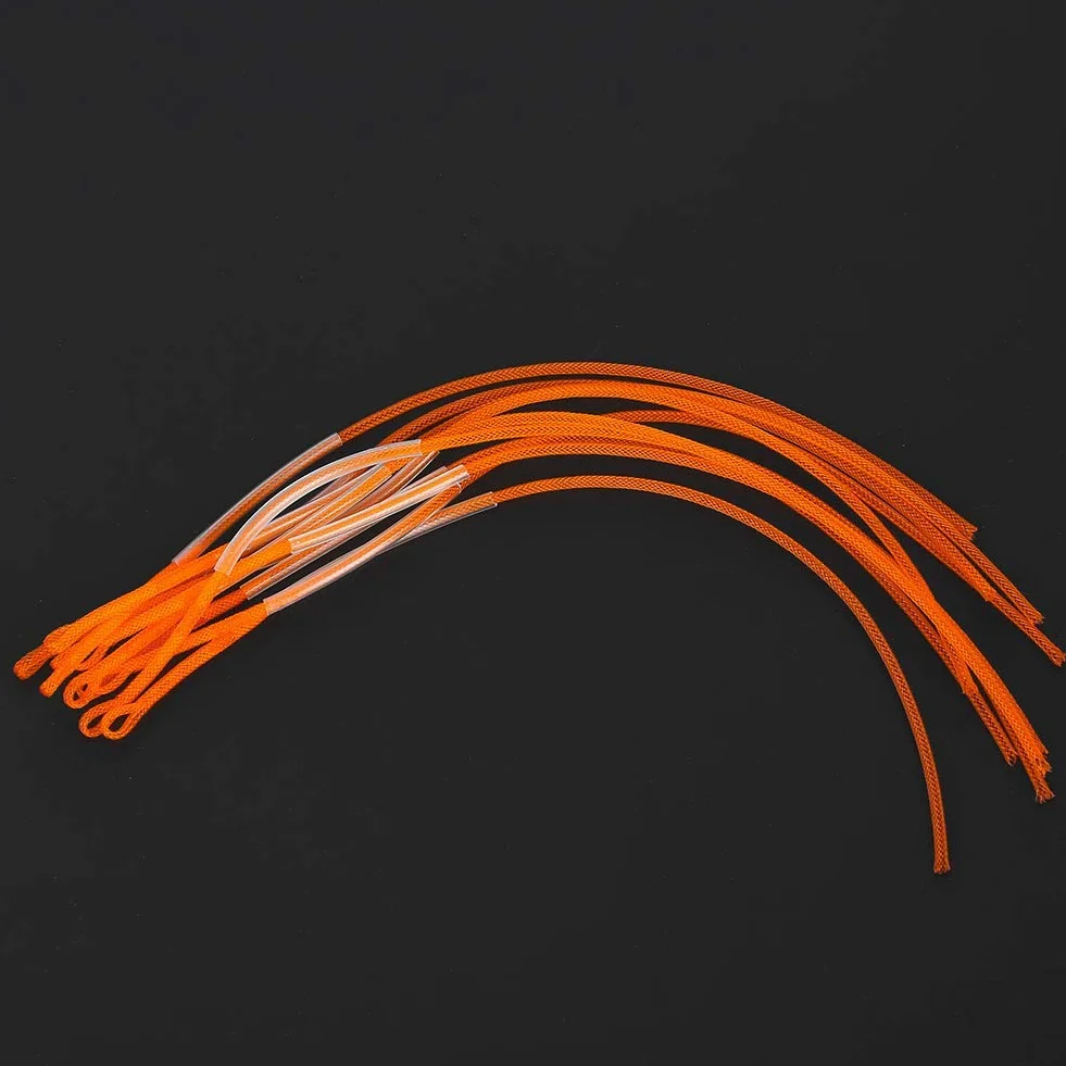 Connecteurs de Boucle de Ligne de Pêche à la Mouche Tressés 10Pcs