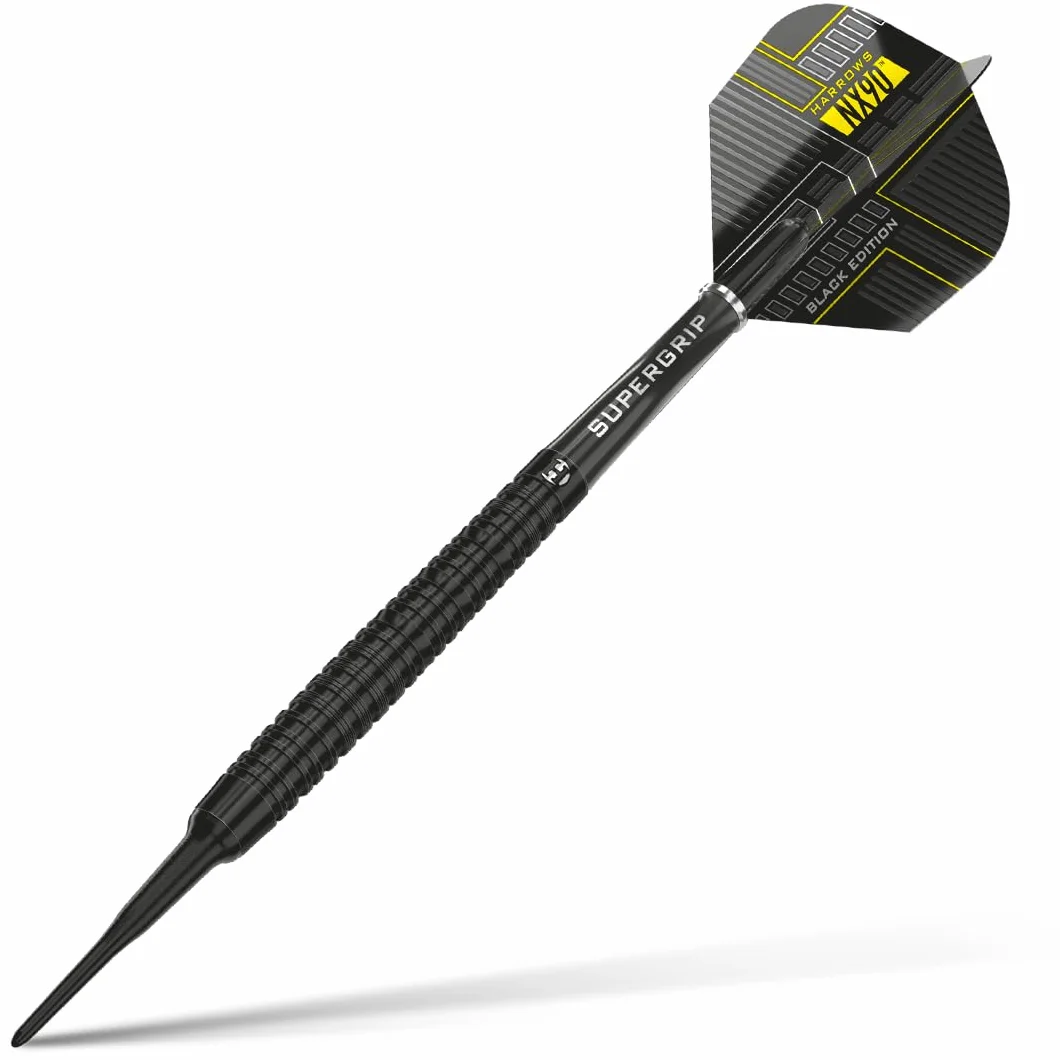 Harrows NX90 Black 90% Soft Tip 20g Flechettes Pointe Plastique