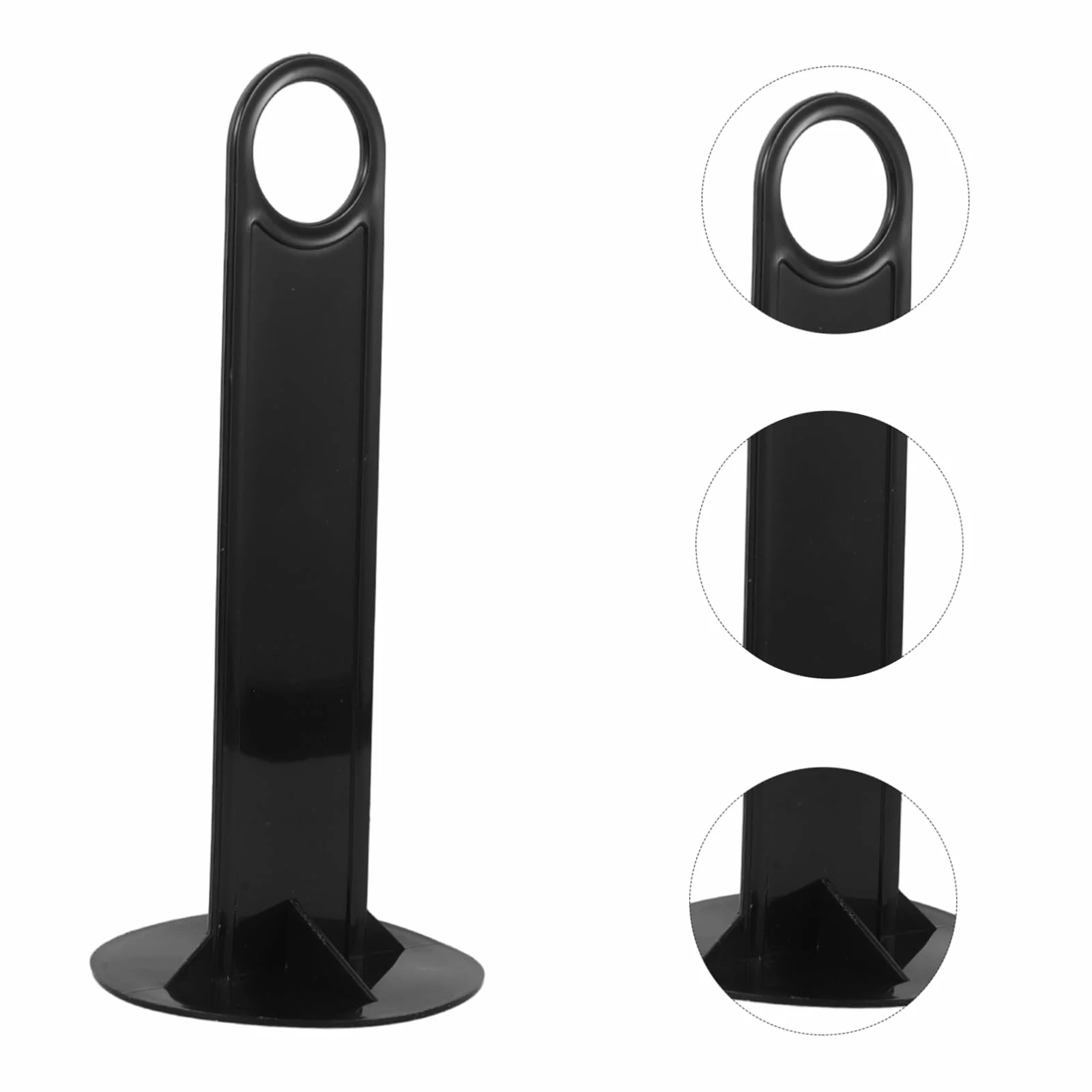 Toyvian Support de Rangement pour Plots de Marquage Football, Plateau Disque PP Noir, 8 Pièces
