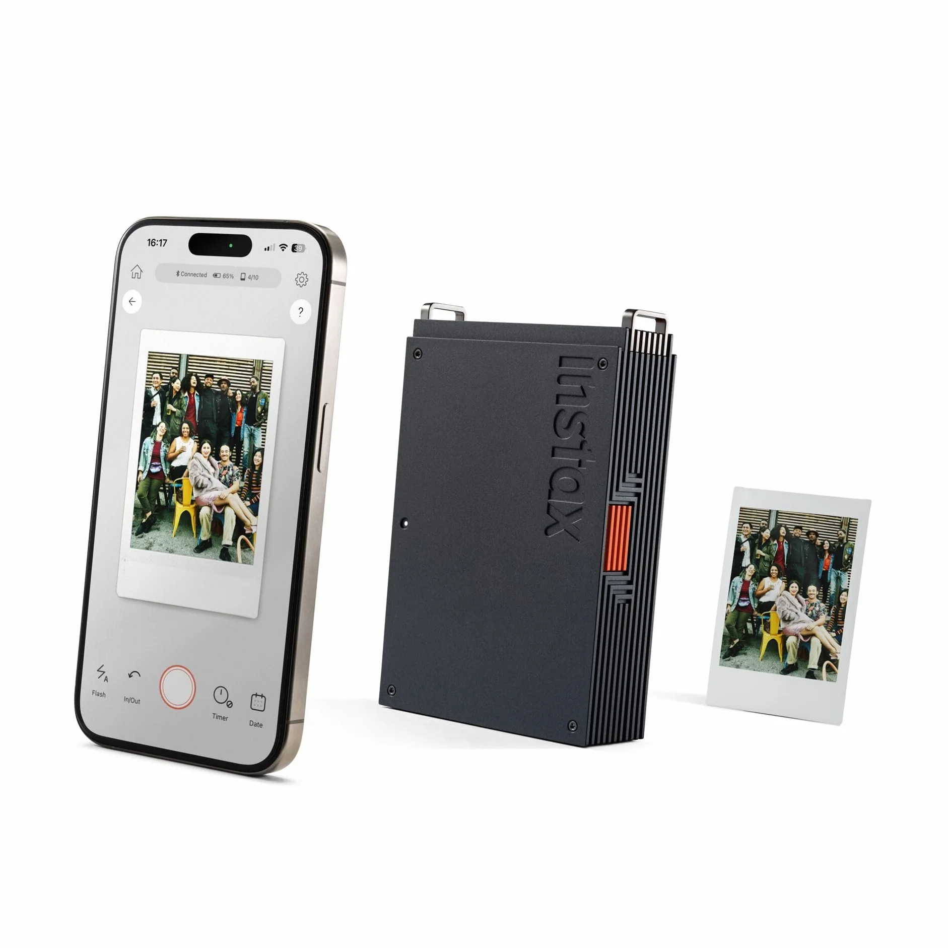 INSTAX Imprimante Photo pour Smartphone Mini Link+, connectivité Bluetooth, Options avancées de retouche Photo pour Smartphones iOS/Android, utilise des Films Mini (Vendus séparément)