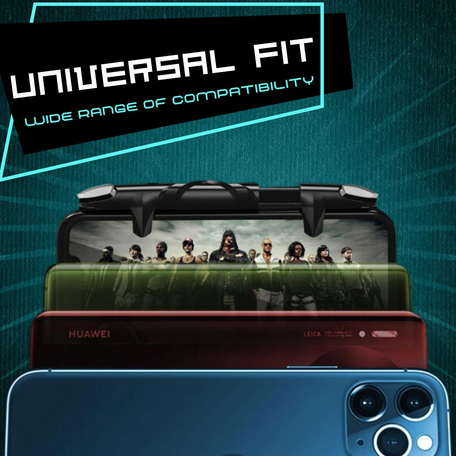 Ultimate Mobile Gaming Combo : déclencheur de jeu et 6 manchons Sarafox V3 avec étui en métal
