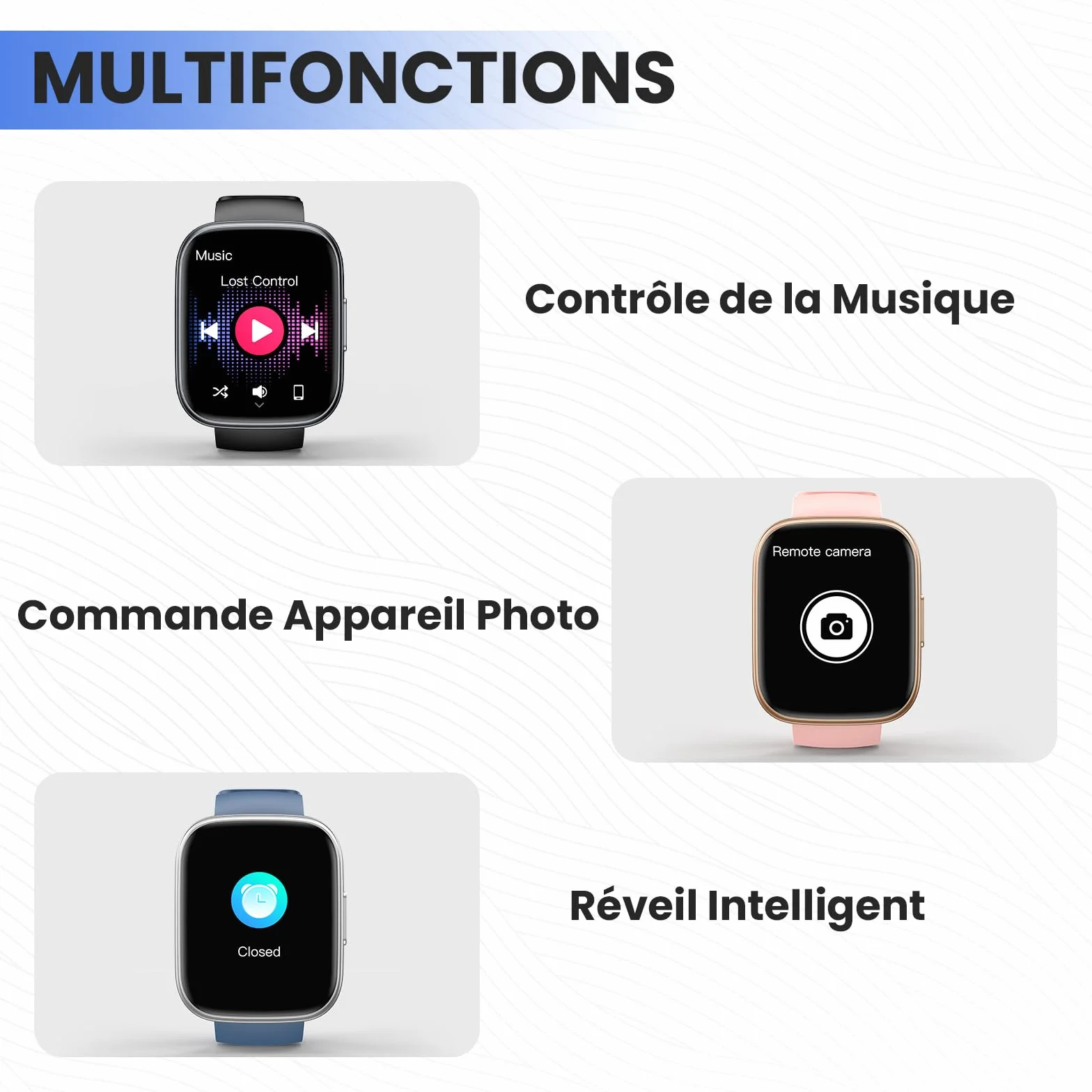 Cillso Montre Connectée 1,95" HD Smartwatch Appels Bluetooth 112 Modes Sportifs Cardiofréquencemètre SpO2 Sommeil IP68 Android iOS