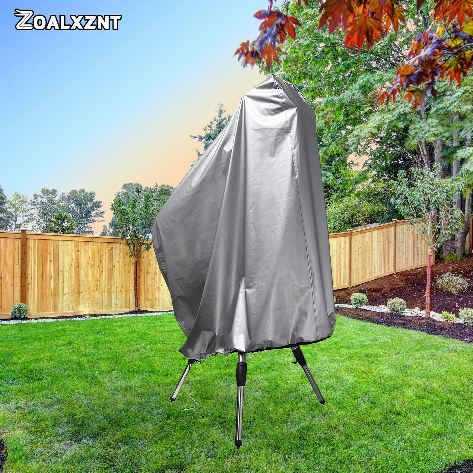 Housse de Protection pour Télescope Imperméable Anti-Poussière Anti-UV 420D Tissu Oxford 160x120cm Argent