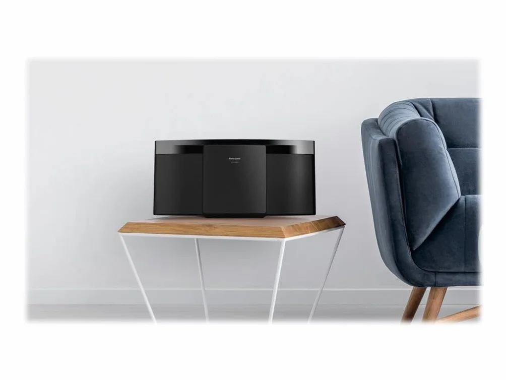 Panasonic Micro chaîne hifi SC-HC200EG-K 20W Lecteur CD Radio FM Bluetooth USB Compact Noir